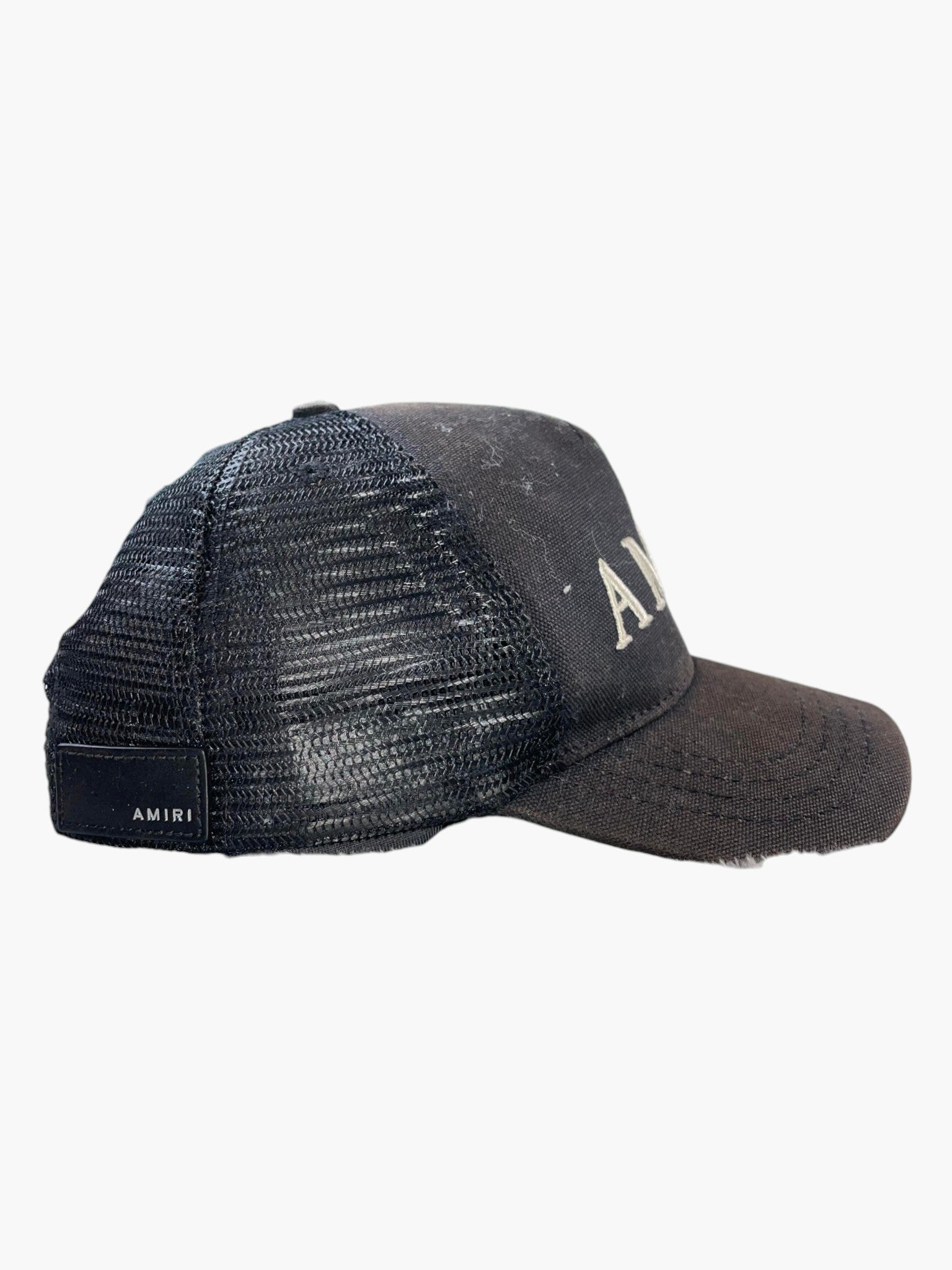 Amiri Core Logo Black Trucker Hat