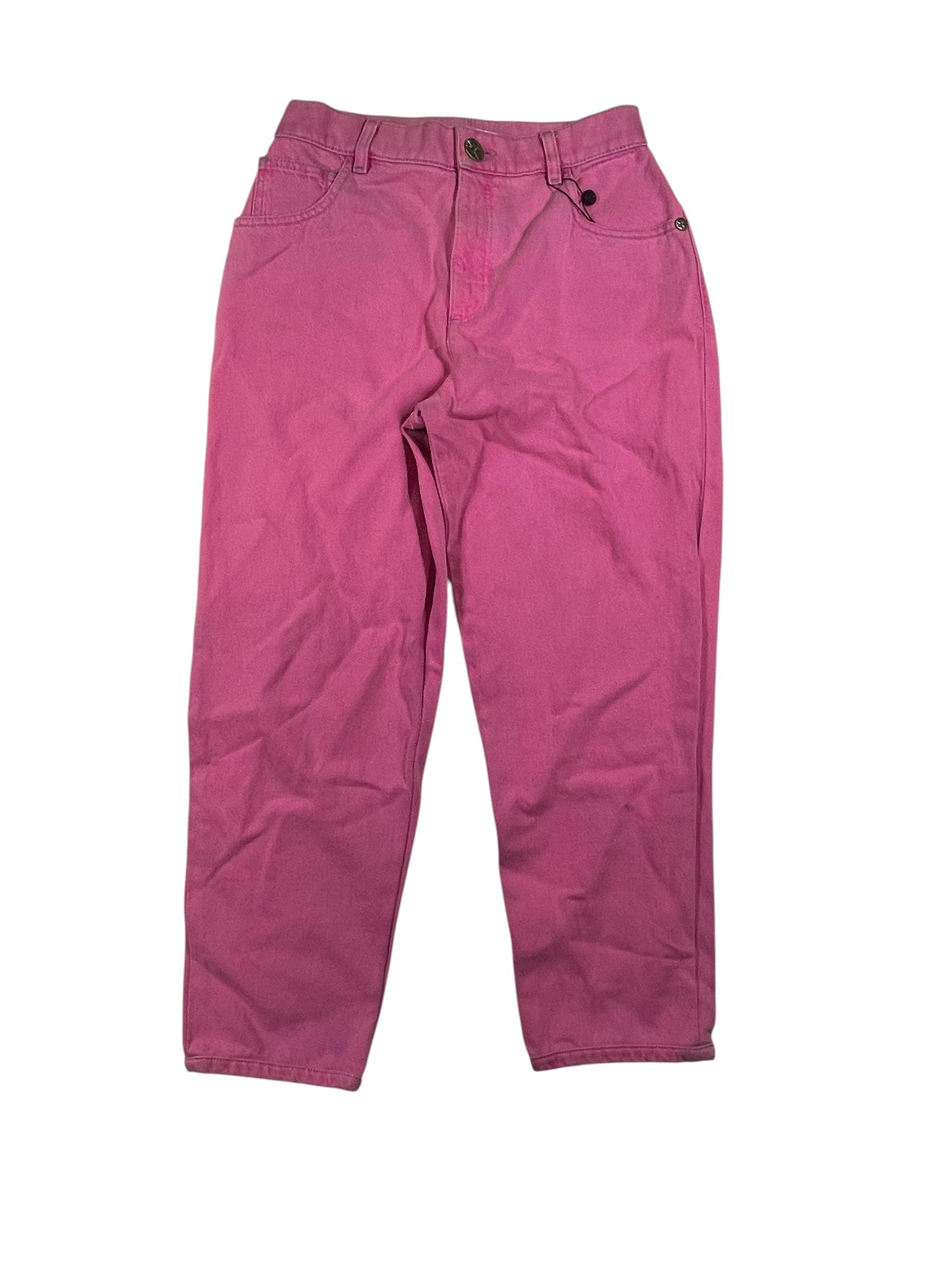 Chanel 'Pocket Stitched Logo' Pink Jeans