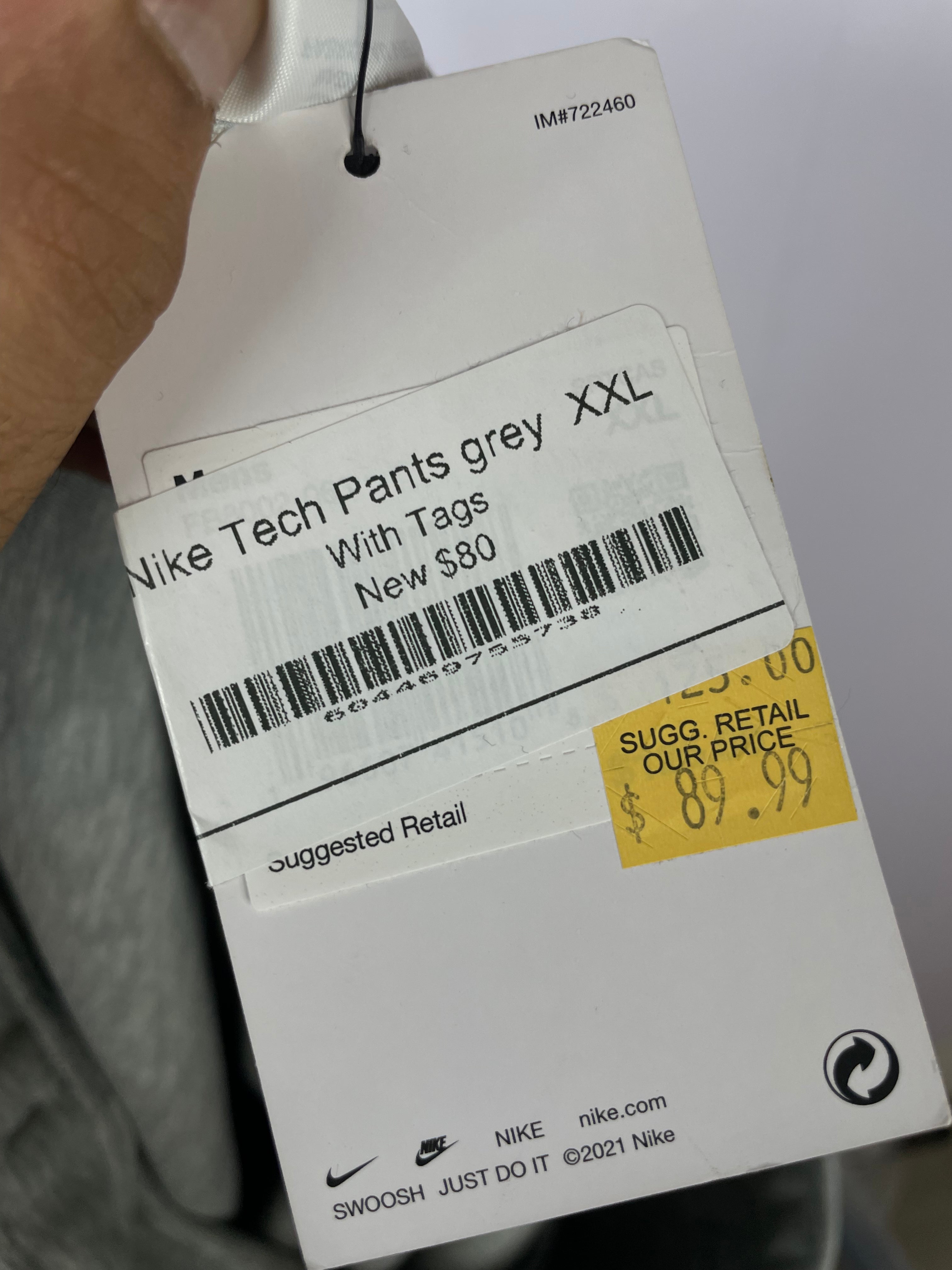 Nike Grey Tech Pants