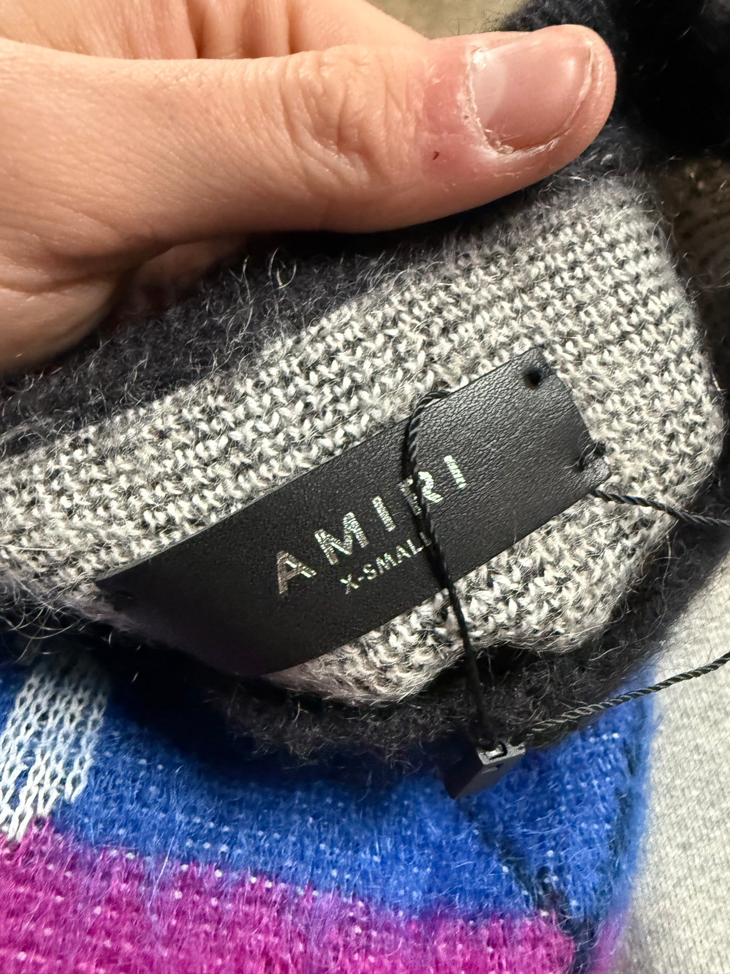 Amiri Mohair Sweater Multi Used XS