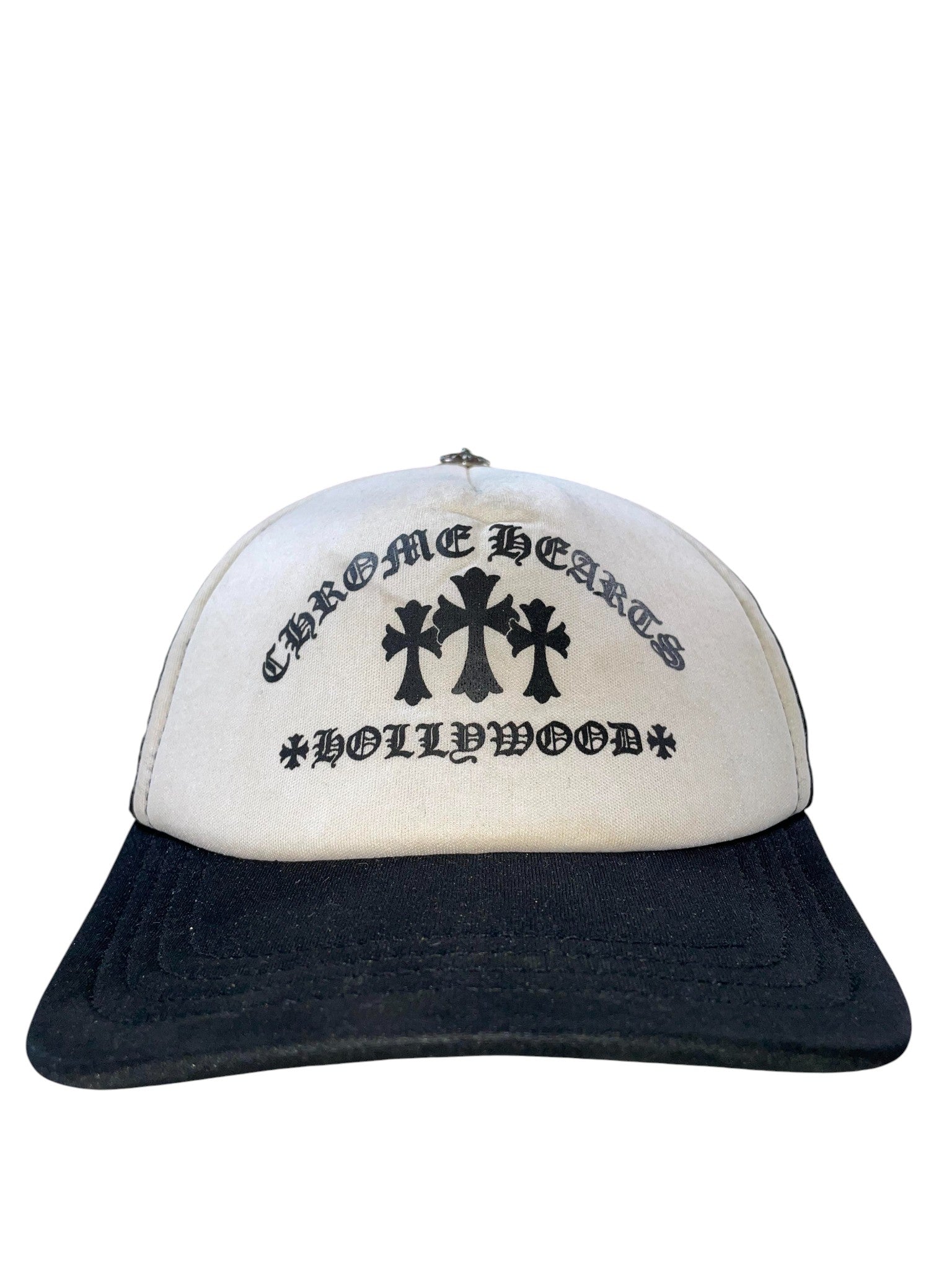 Chrome Hearts King Taco White & Black Hat