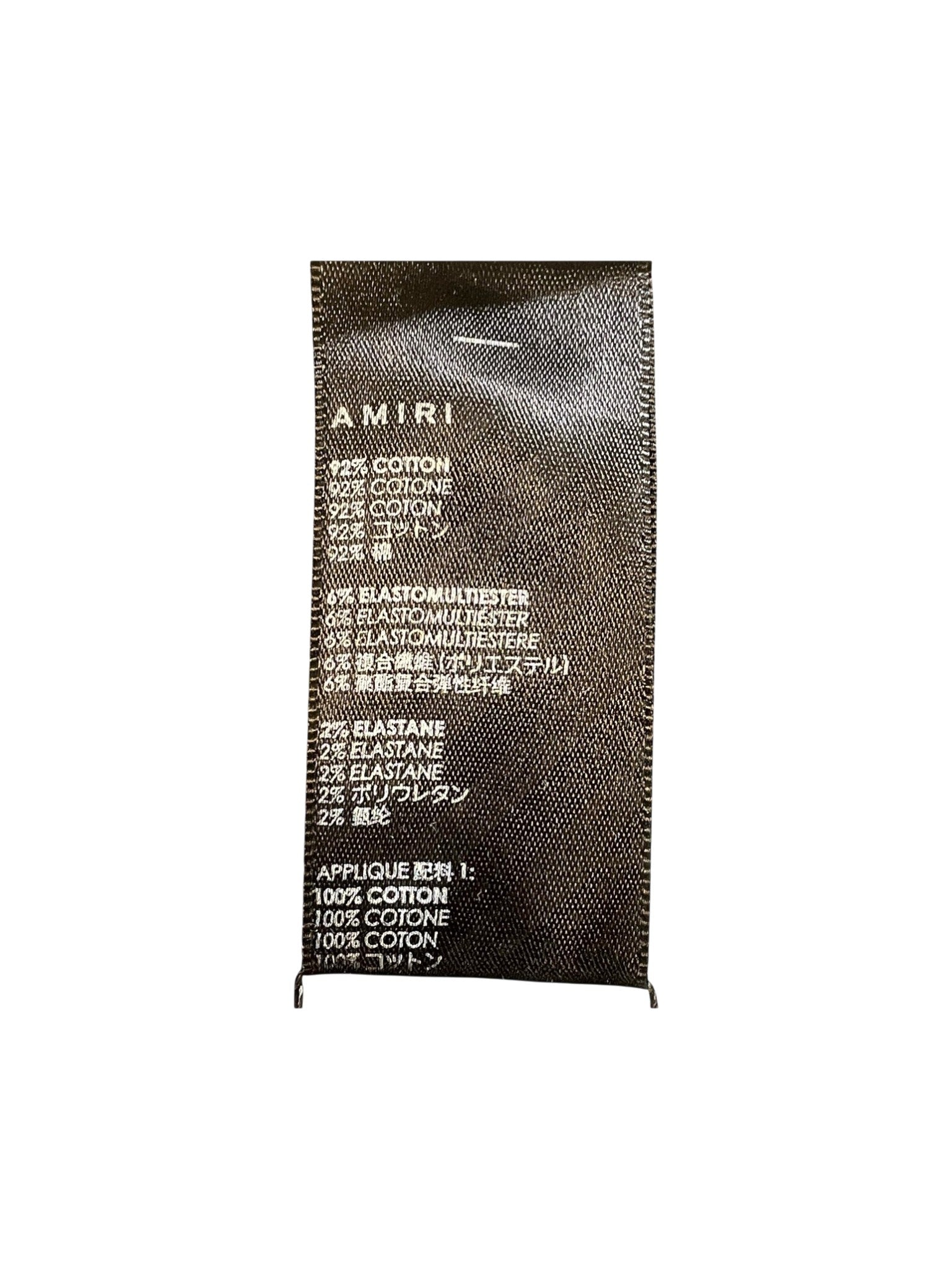 Amiri "Star Hawaii Patchwork" Light Wash Jeans