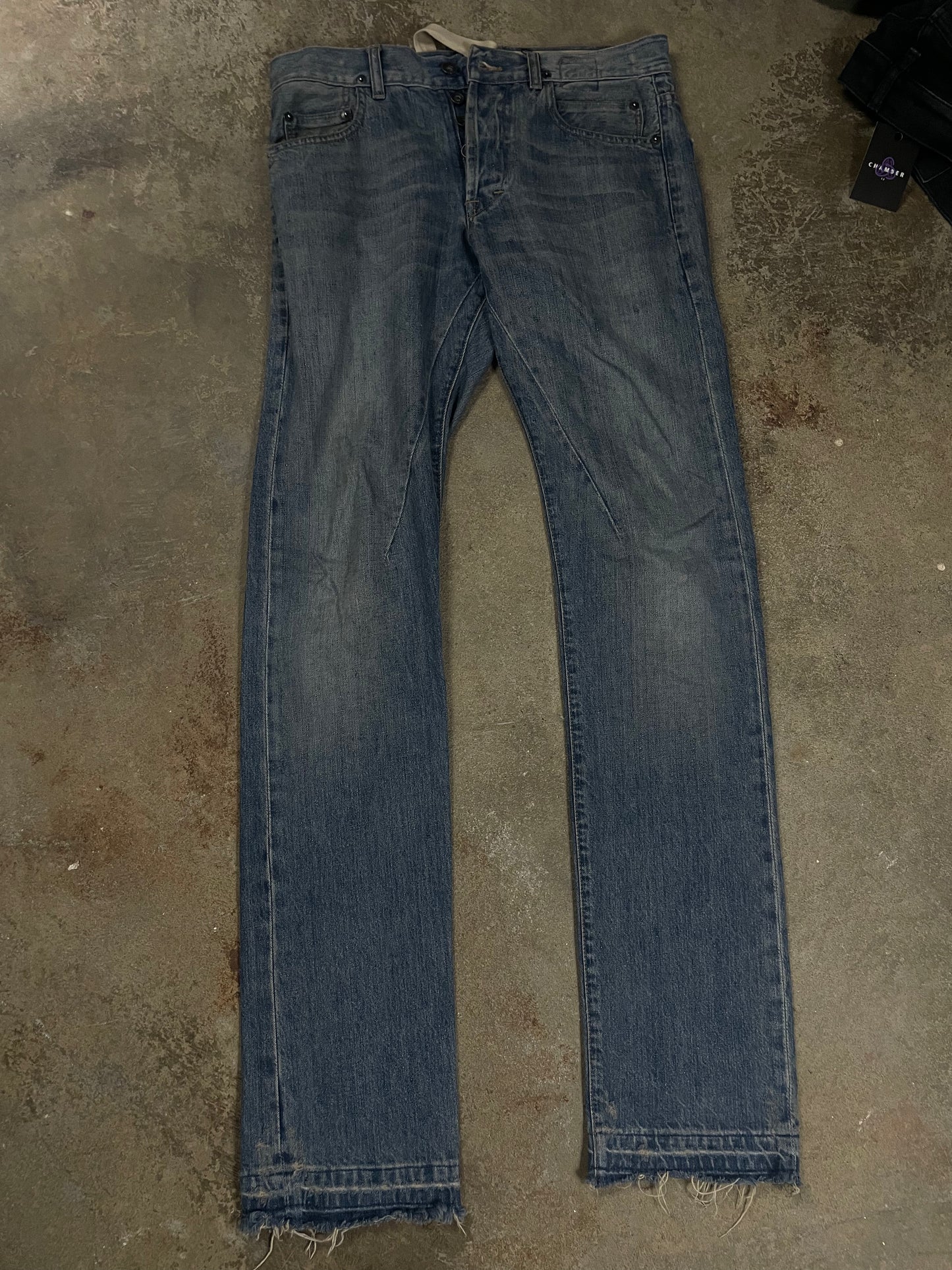 Rick Owens Detroit Jeans Light Wash Used 29