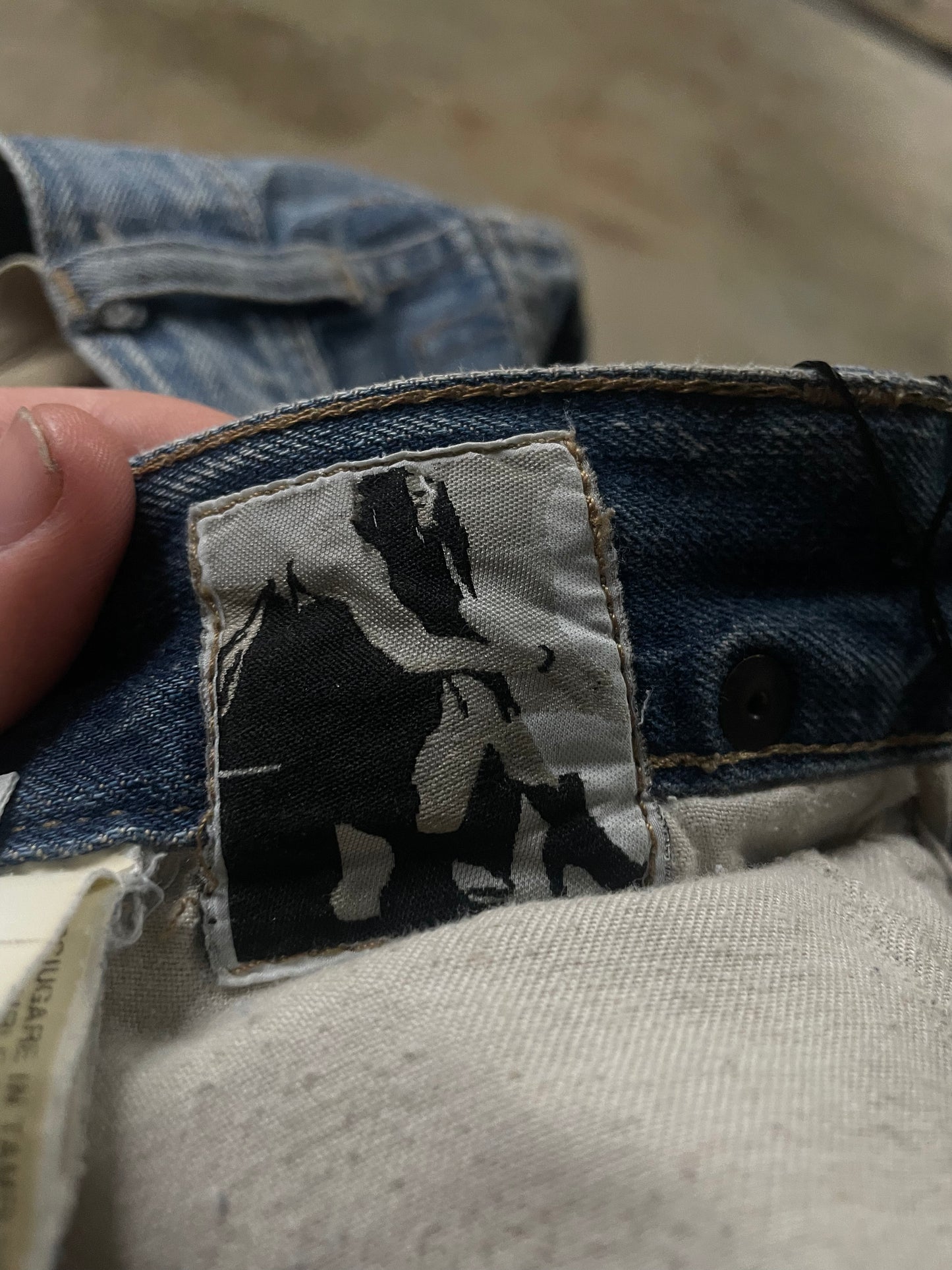 Rick Owens Detroit Jeans Light Wash Used 29