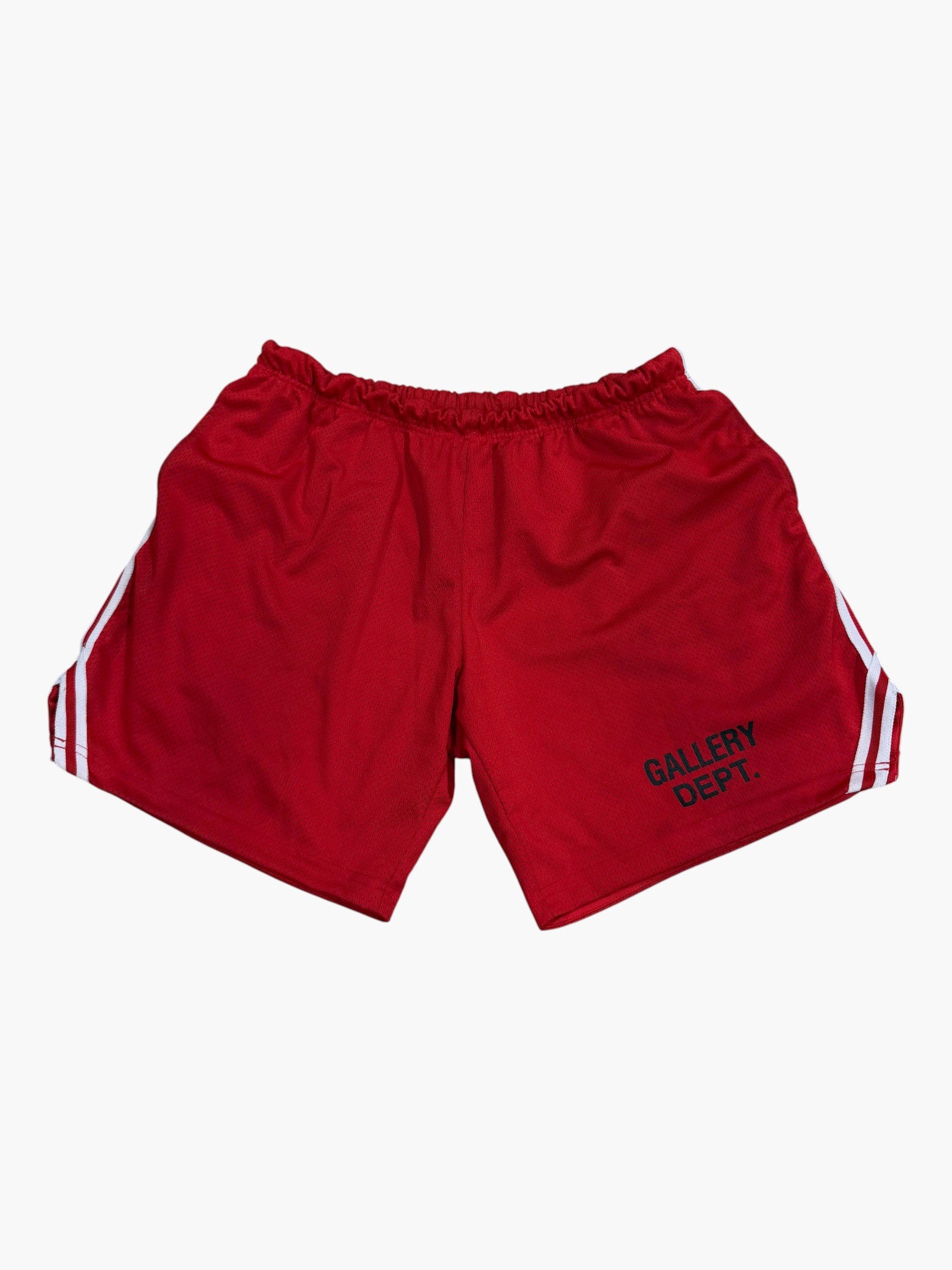 Gallery Dept. Red & Black Mesh Shorts