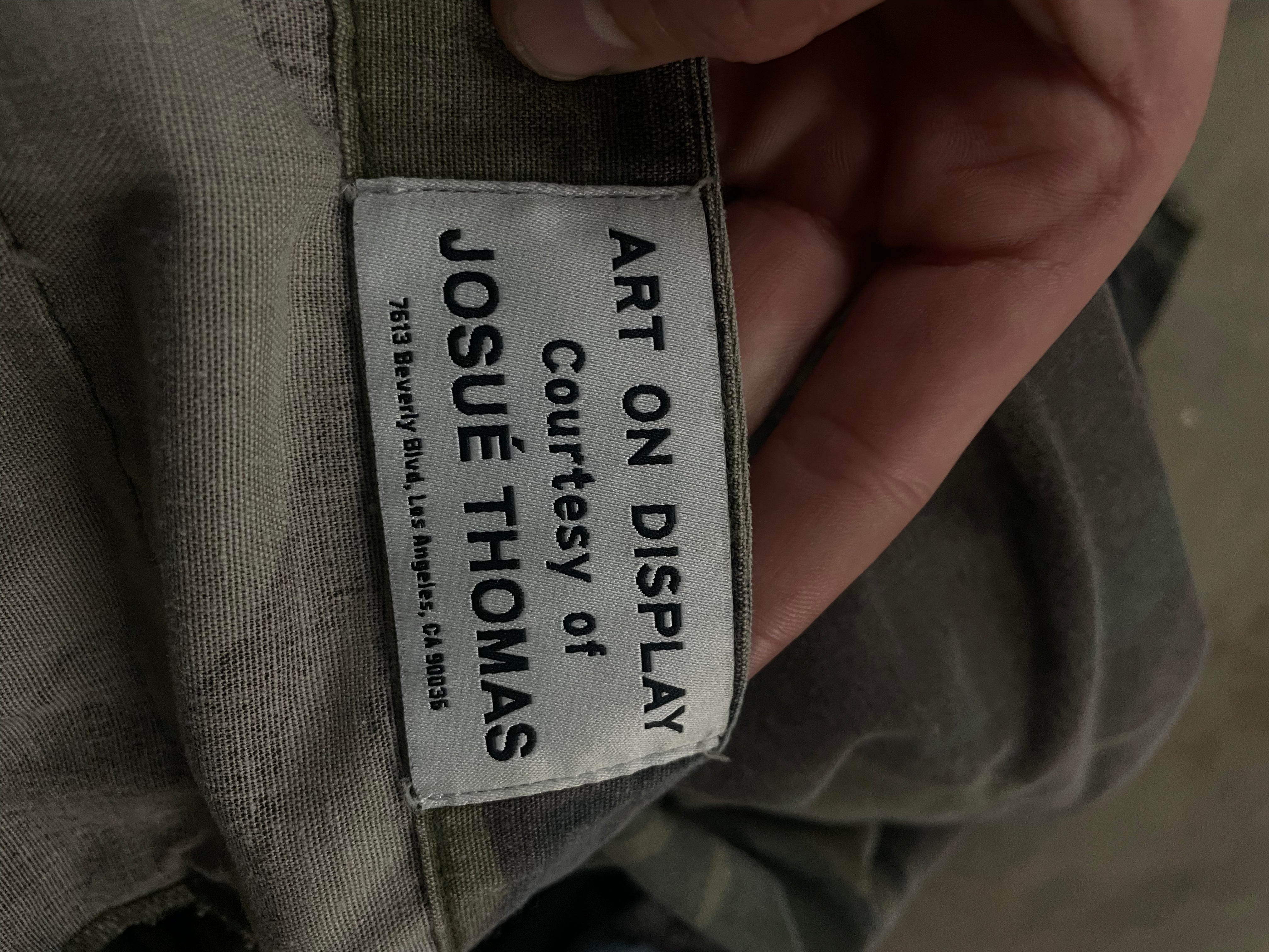 Gallery Dept Flare Cargos Camo Paint Splatter Used 36