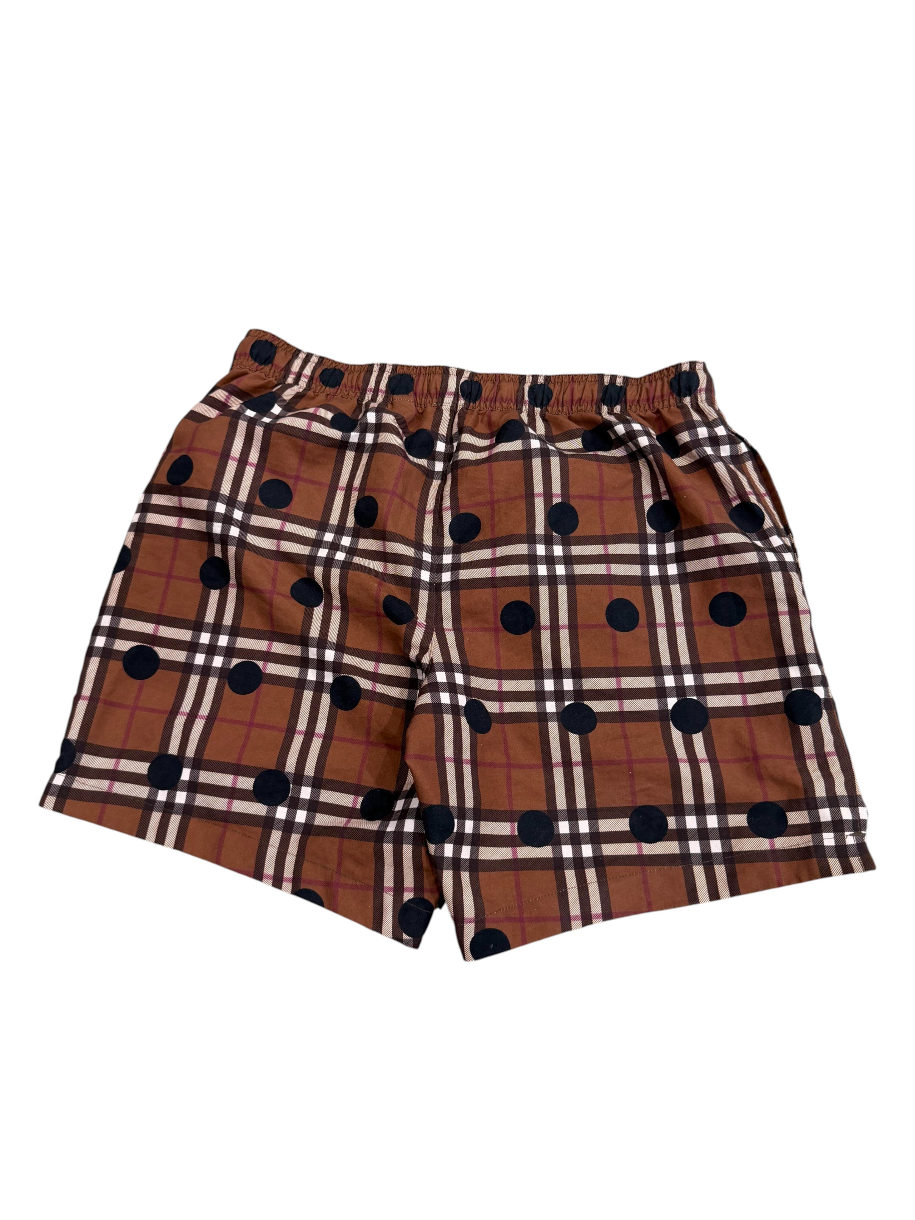 Burberry 'Monogram Polka Dot' Brown Shorts