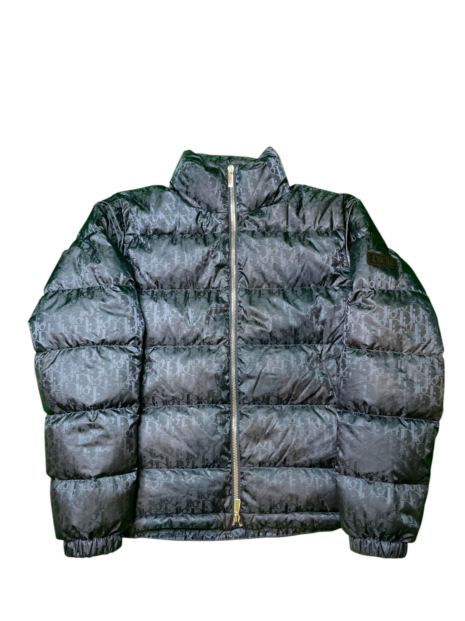 Dior "Oblique" Blue Puffer Coat