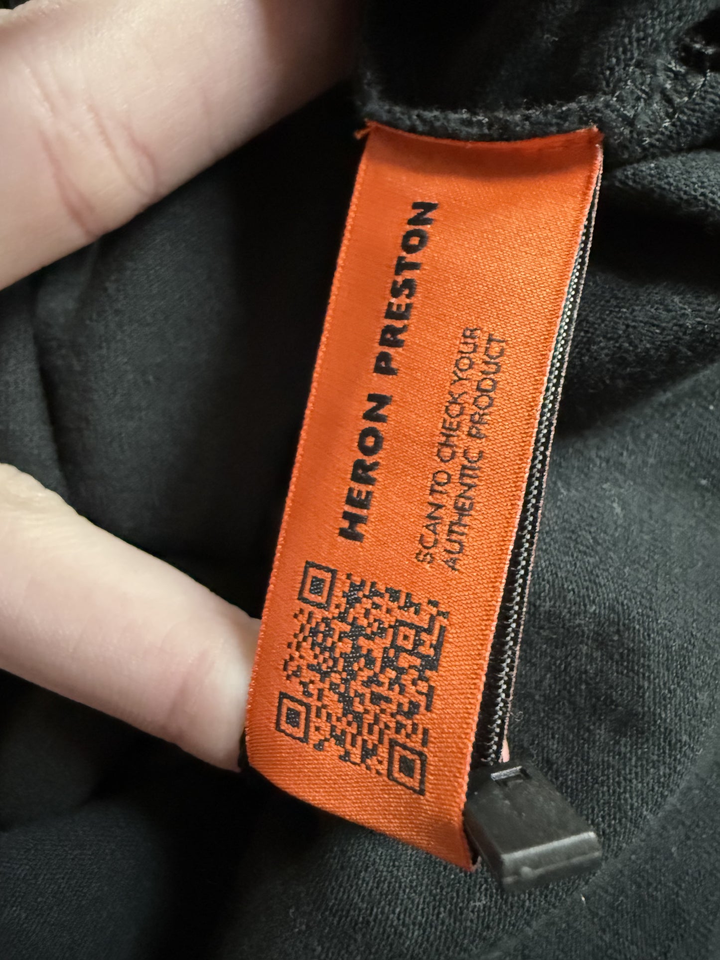 Heron Preston Milan LS Black Baby Blue Used Medium