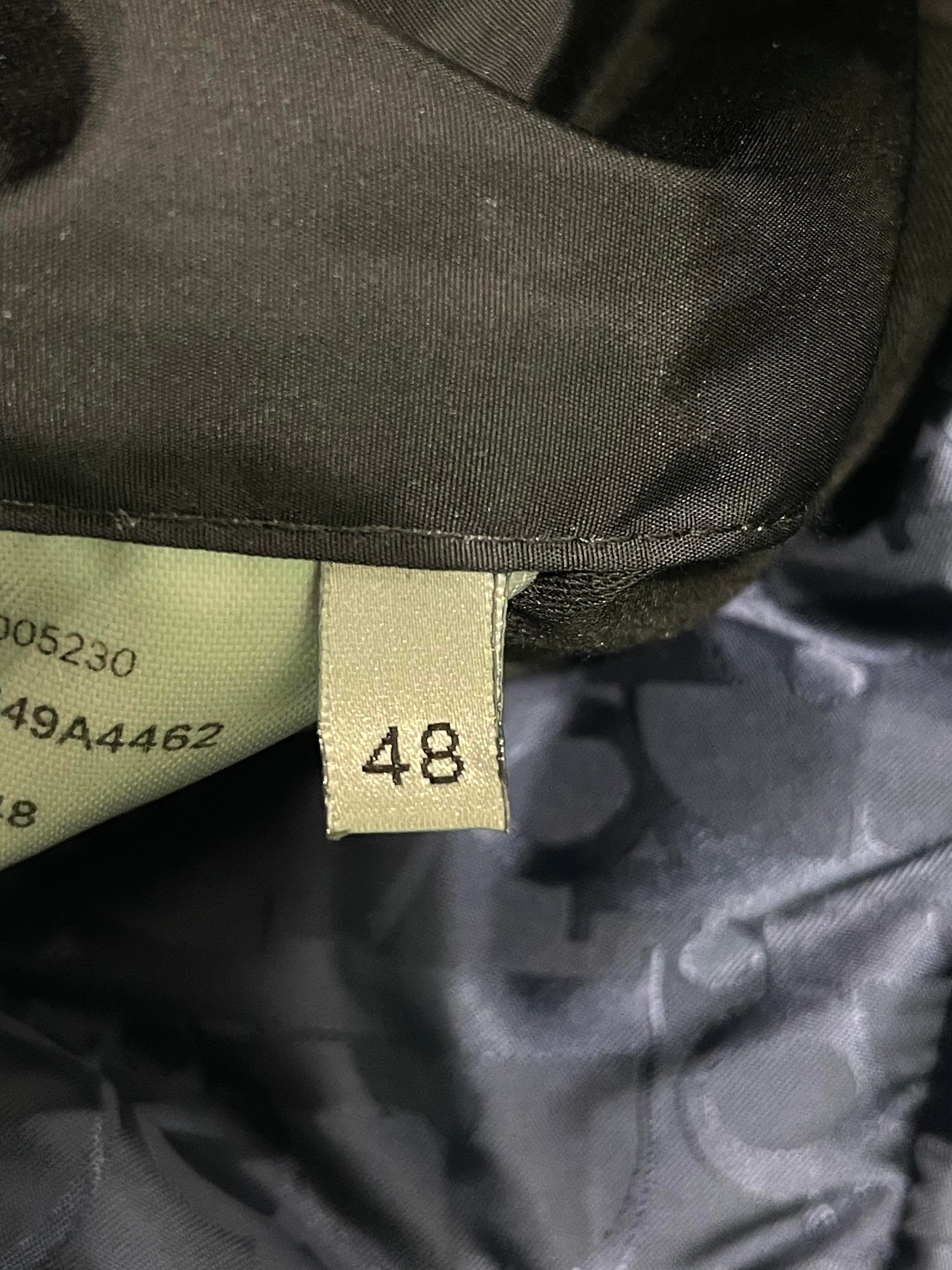 Dior "Oblique" Blue Puffer Coat