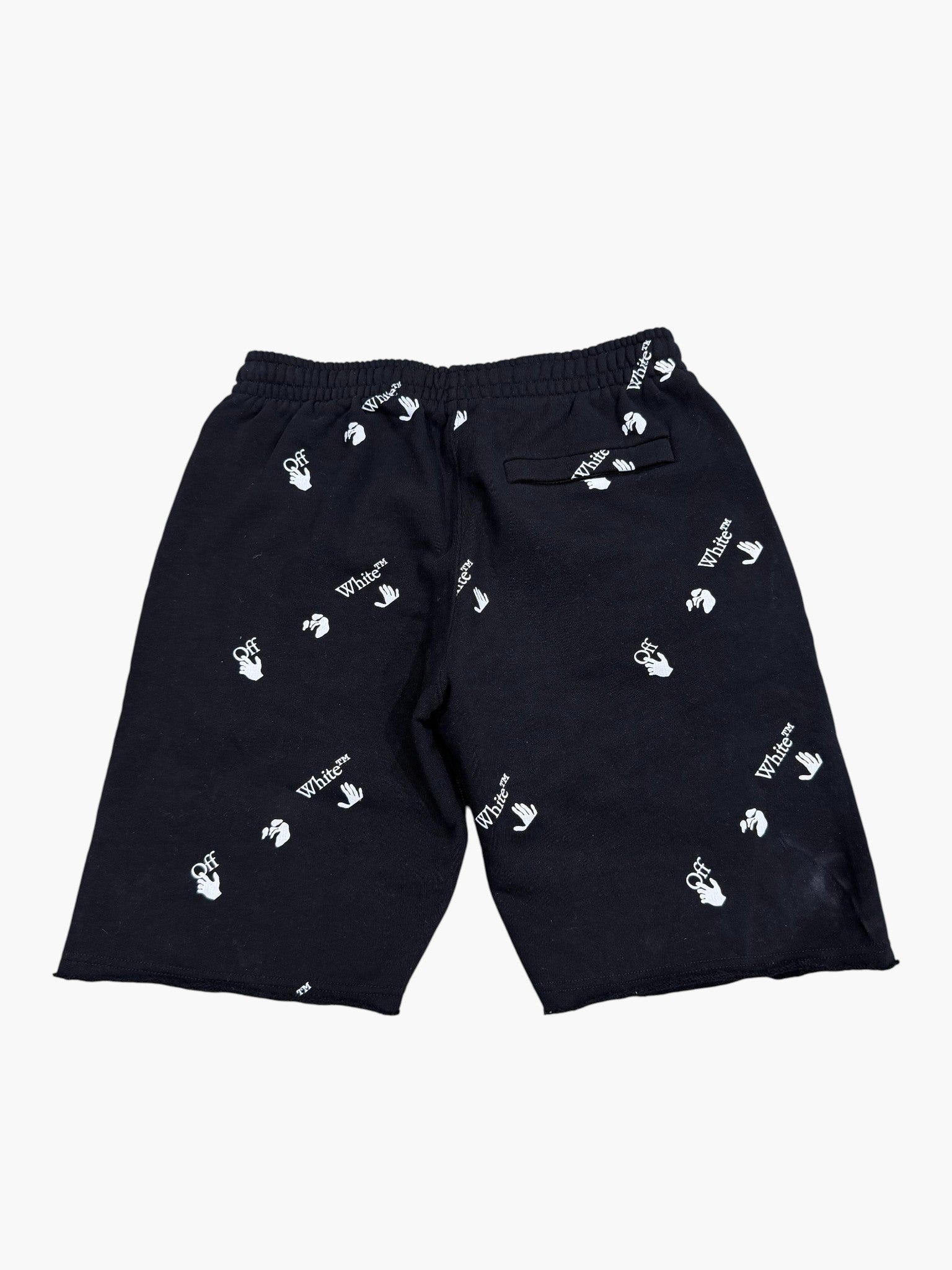 Off White Black Monogram Sweat Shorts