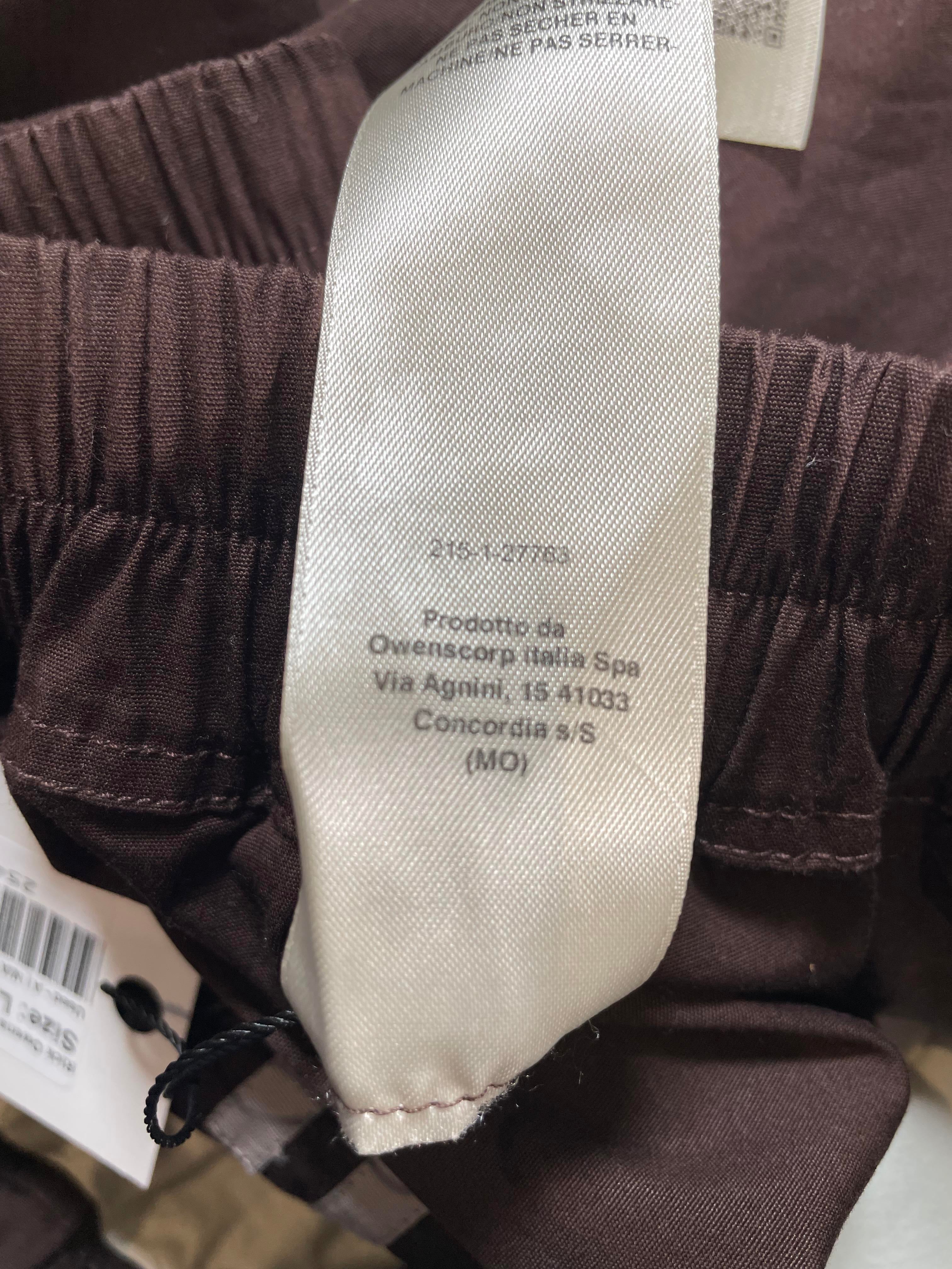 Rick Owens Hollywood Boxer Brown Shorts
