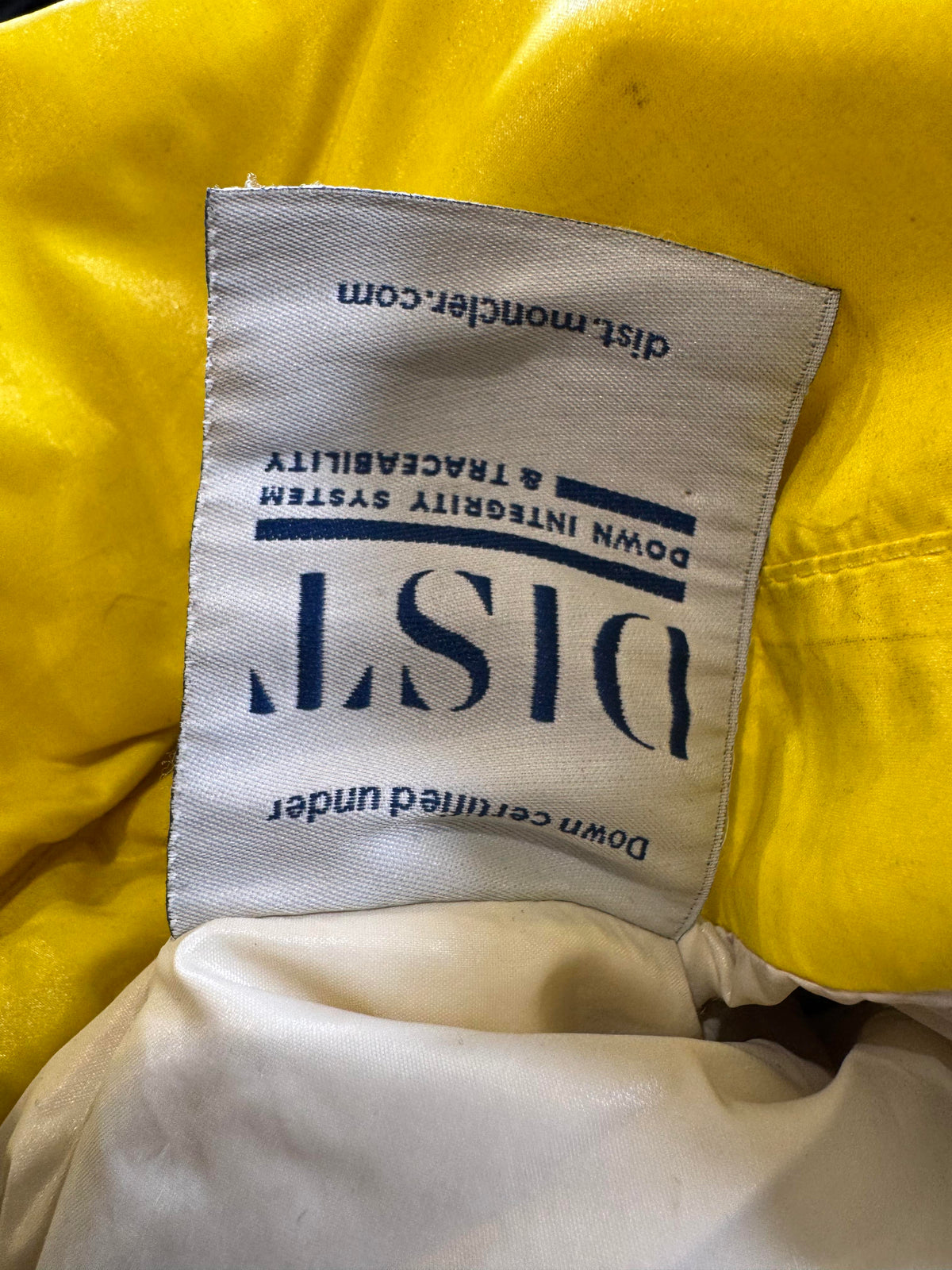 Moncler Dervox Giubbotto Yellow Puffer Jacket