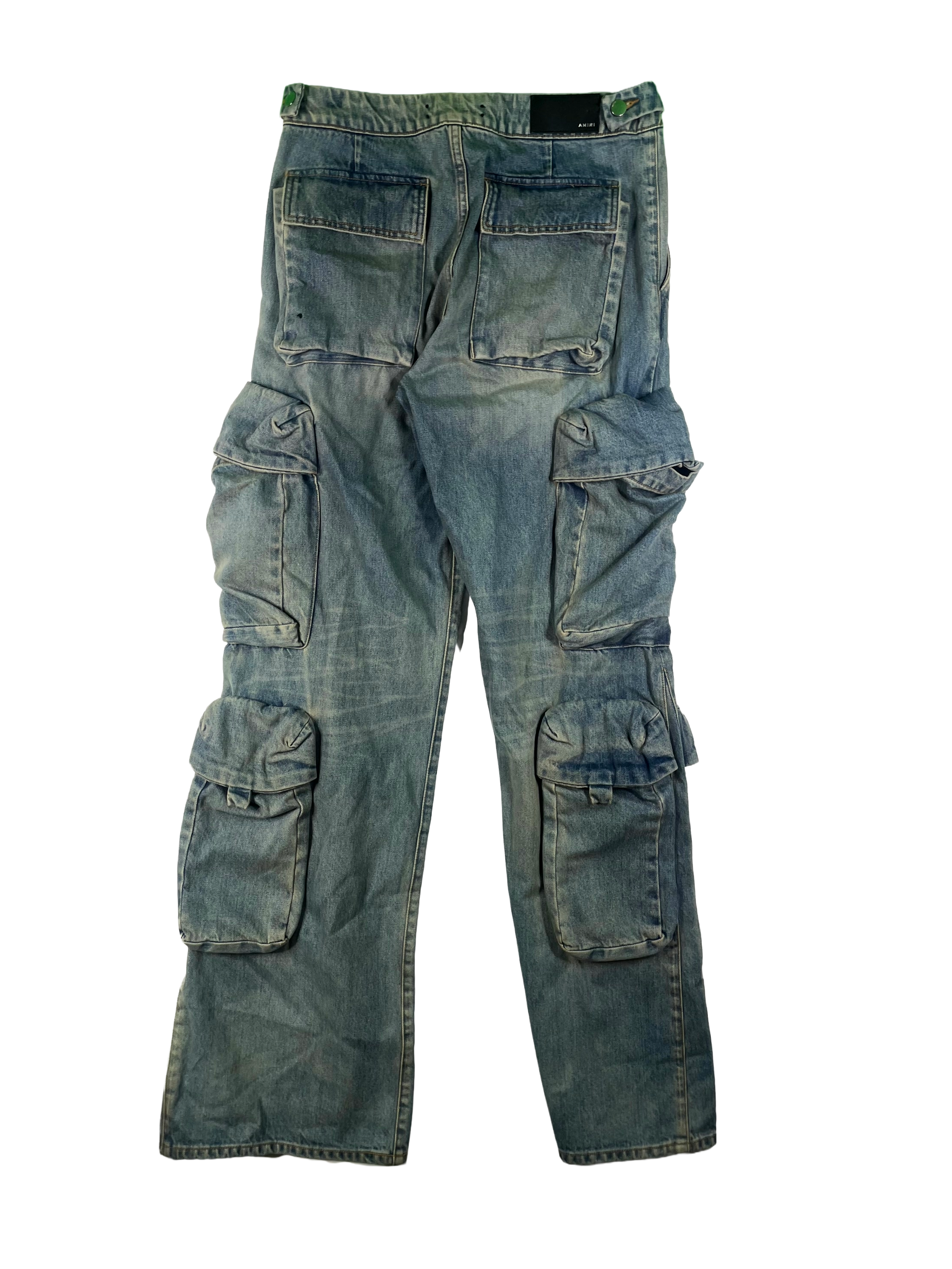 Amiri Cargo Light Wash Jeans