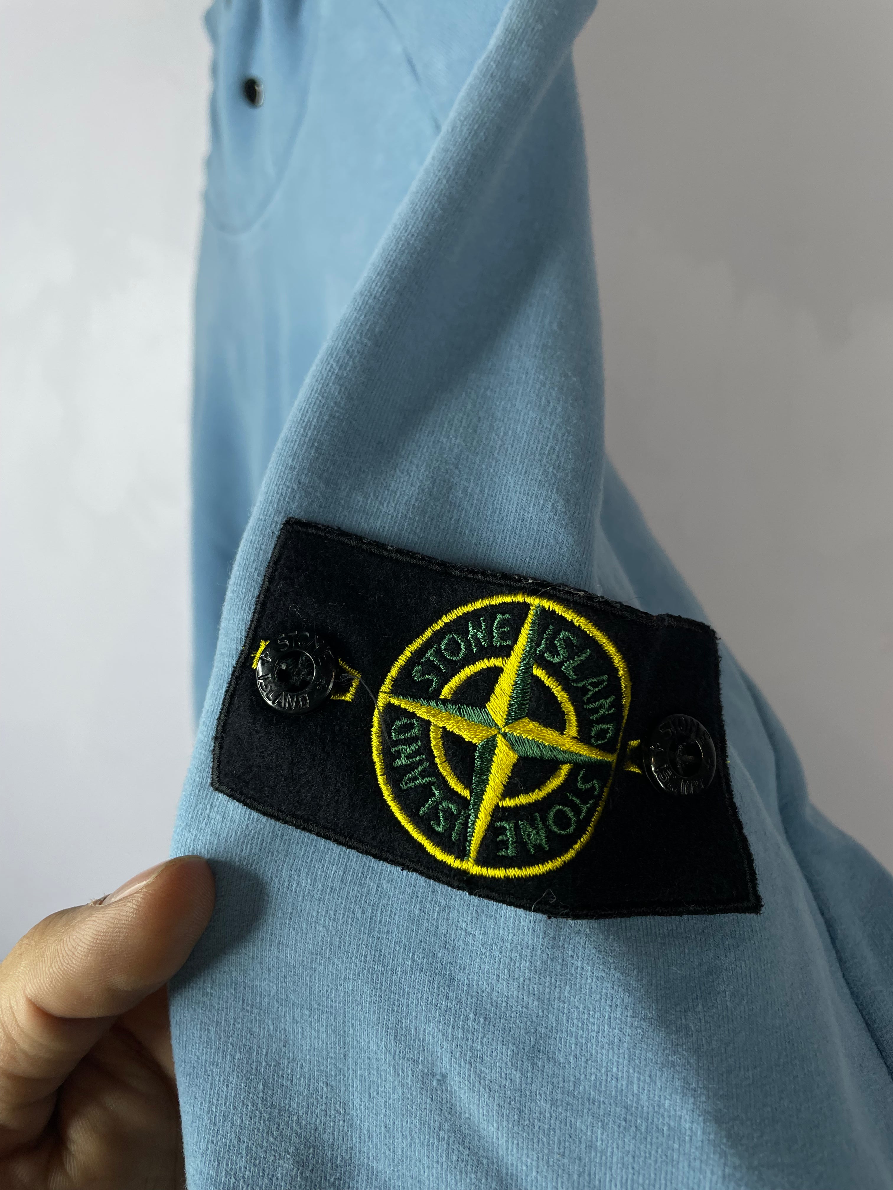 Stone Island Light Blue Hoodie
