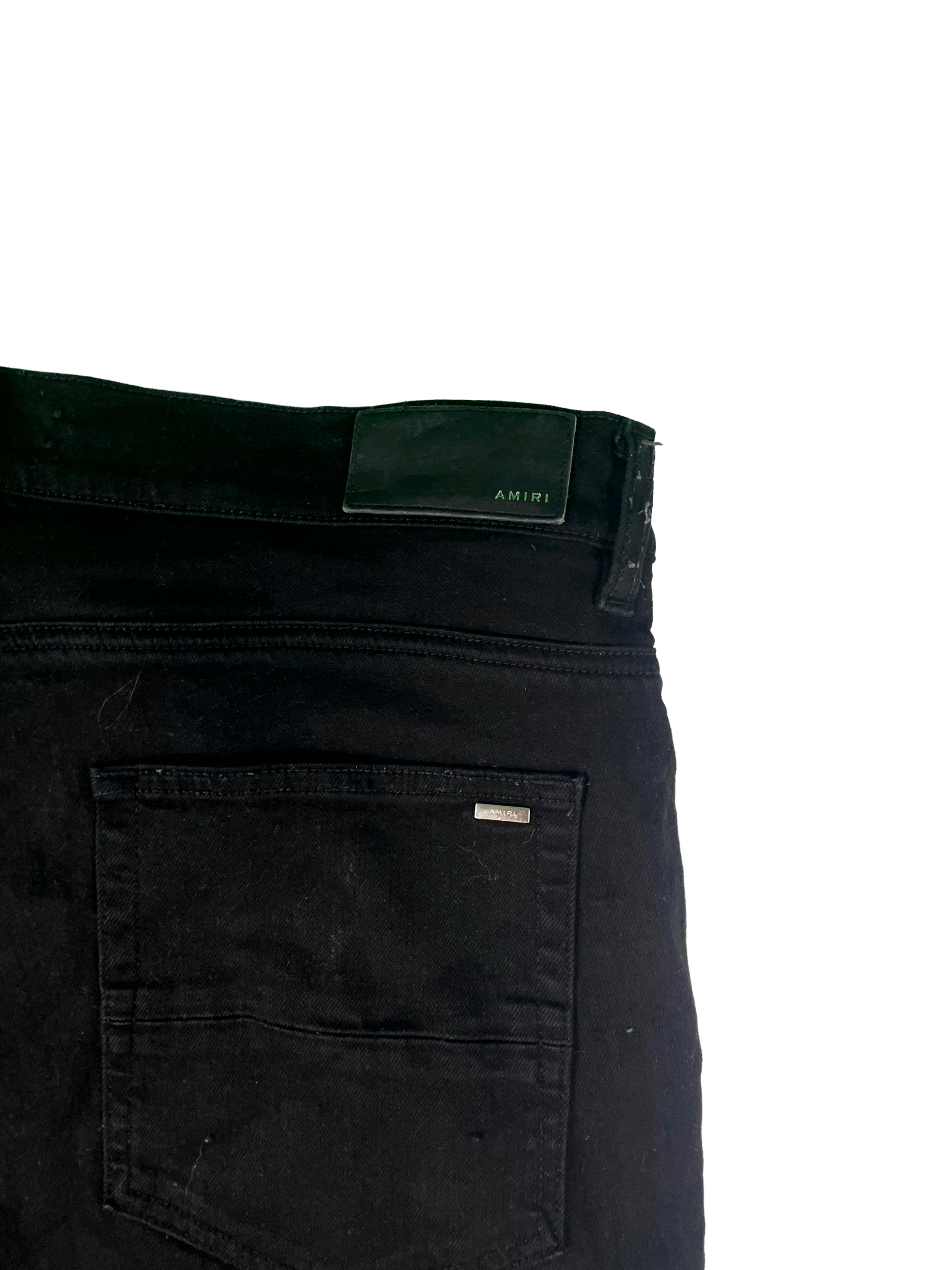 Amiri MX2 Floral Black, Green & Brown Jeans