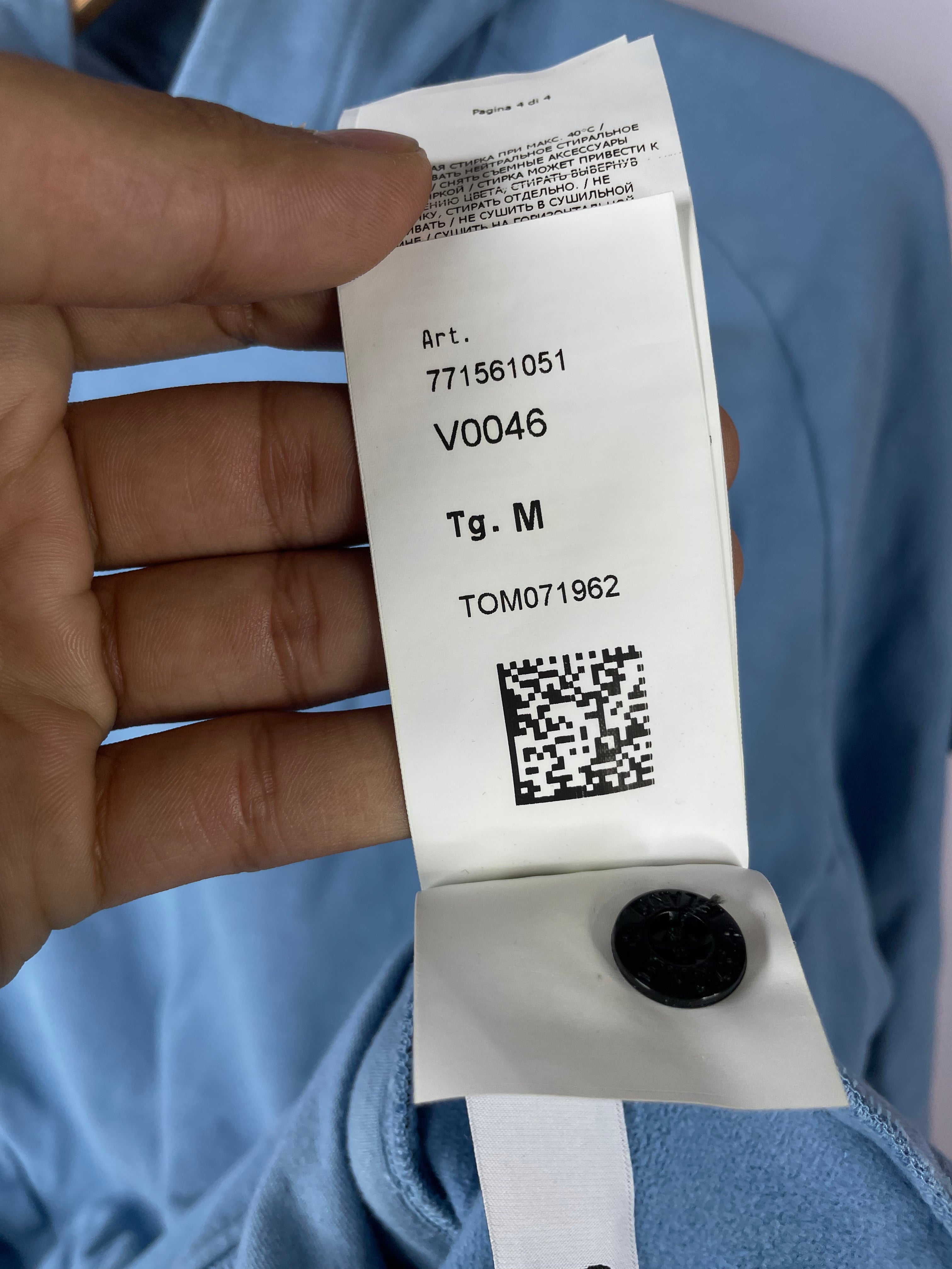 Stone Island Light Blue Hoodie