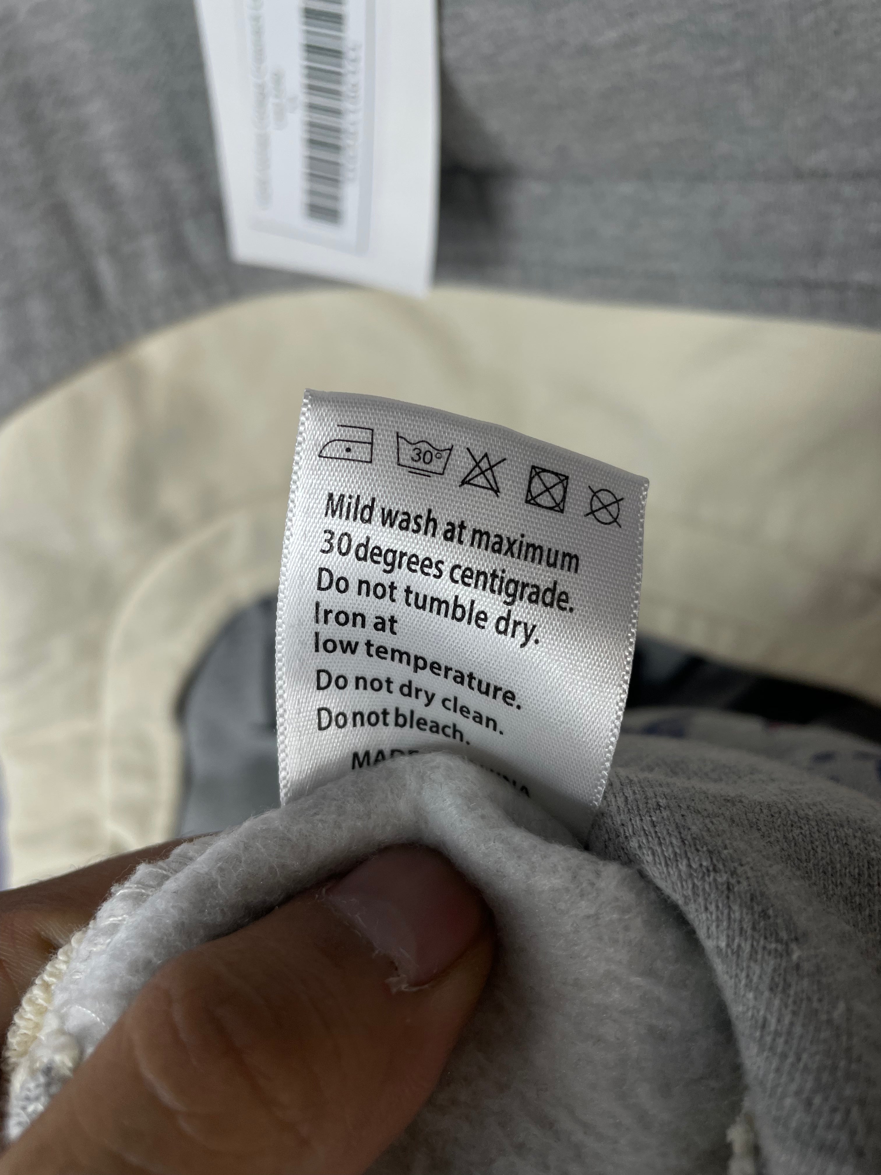 WDW Arched Collage Grey & Cream Crewneck