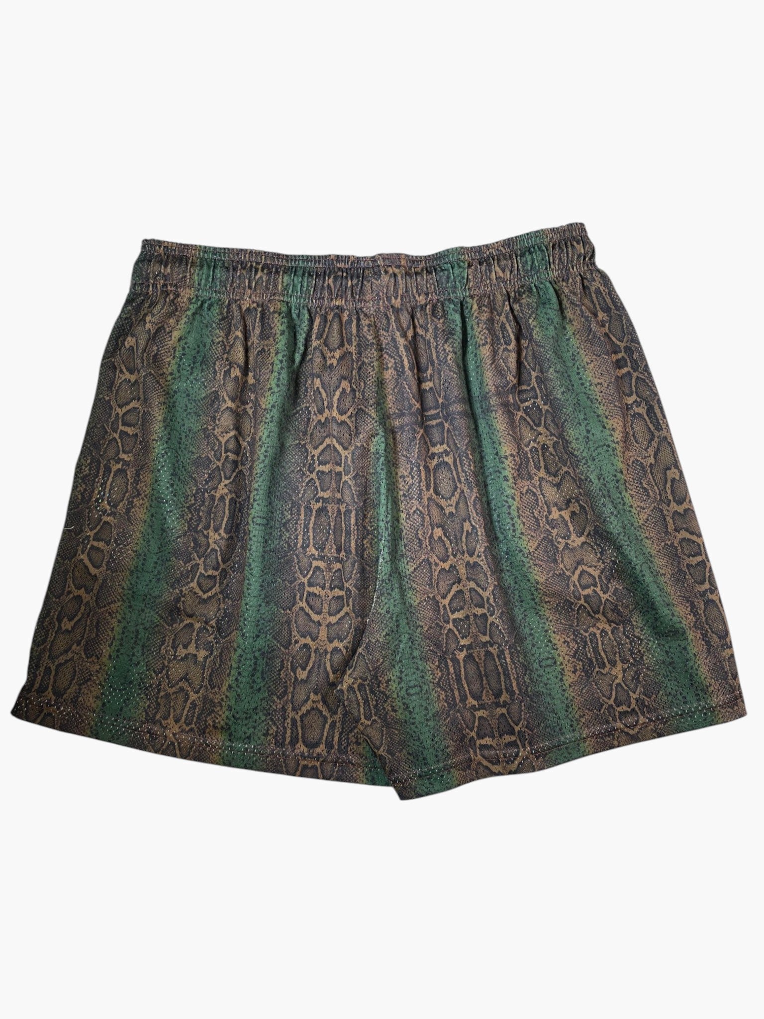 Eric Emanuel Snakeskin Green Shorts