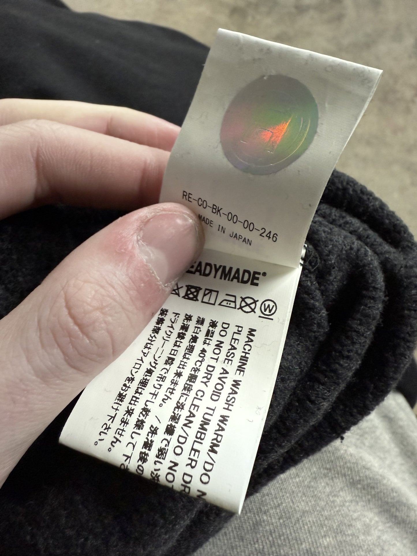 Ready Made Crewneck Black New Small With Tags