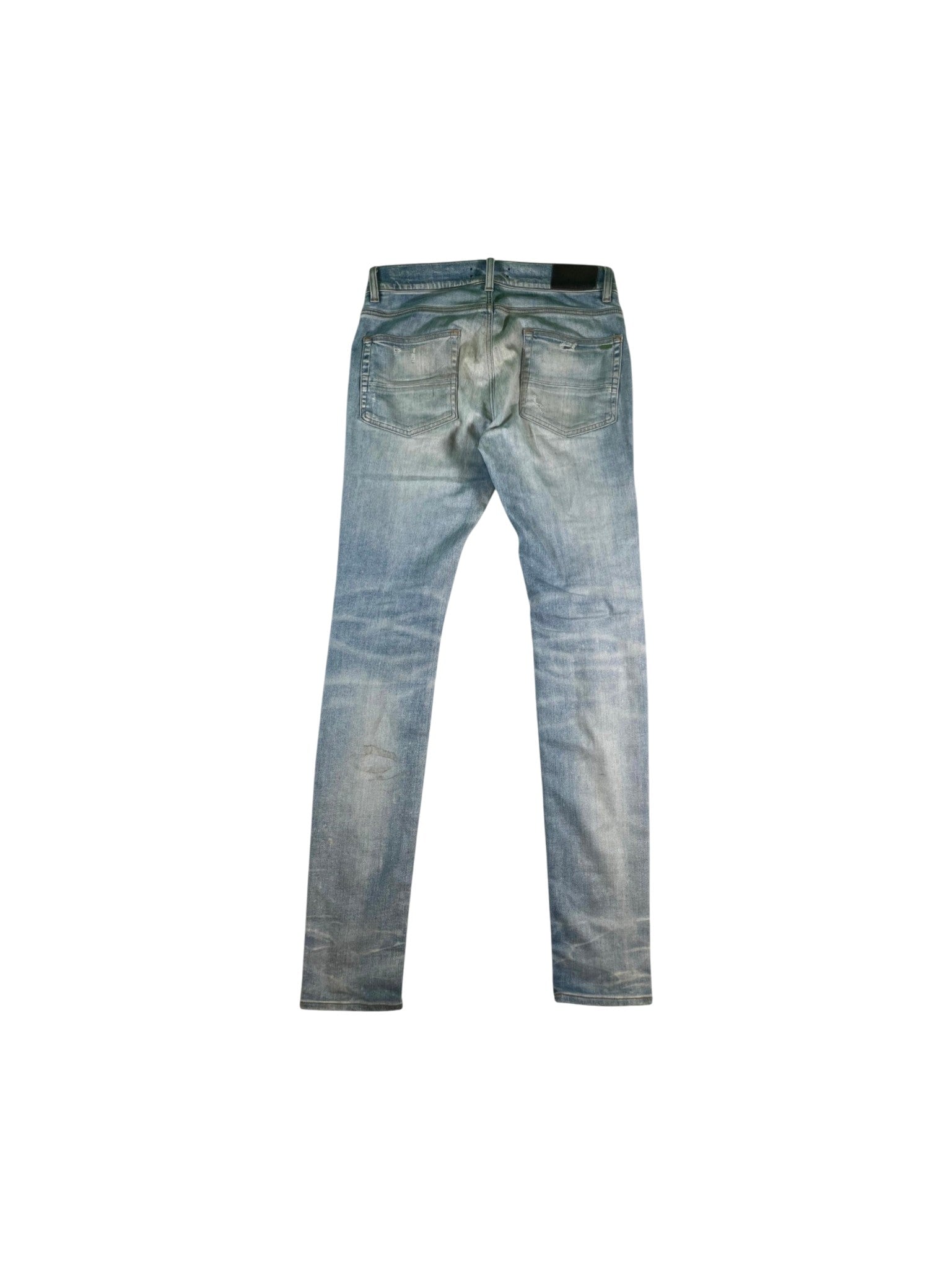 Amiri Cheetah Thrasher Light Wash Jeans