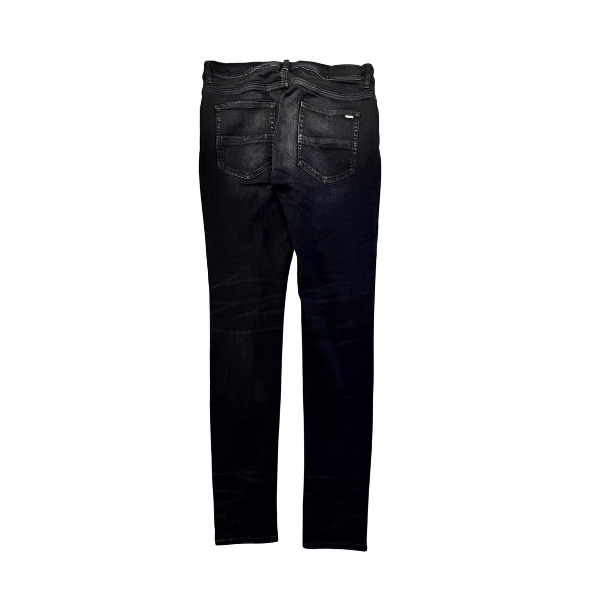 Amiri "MX1" Paisley Patch Black Wash & Brown Jeans