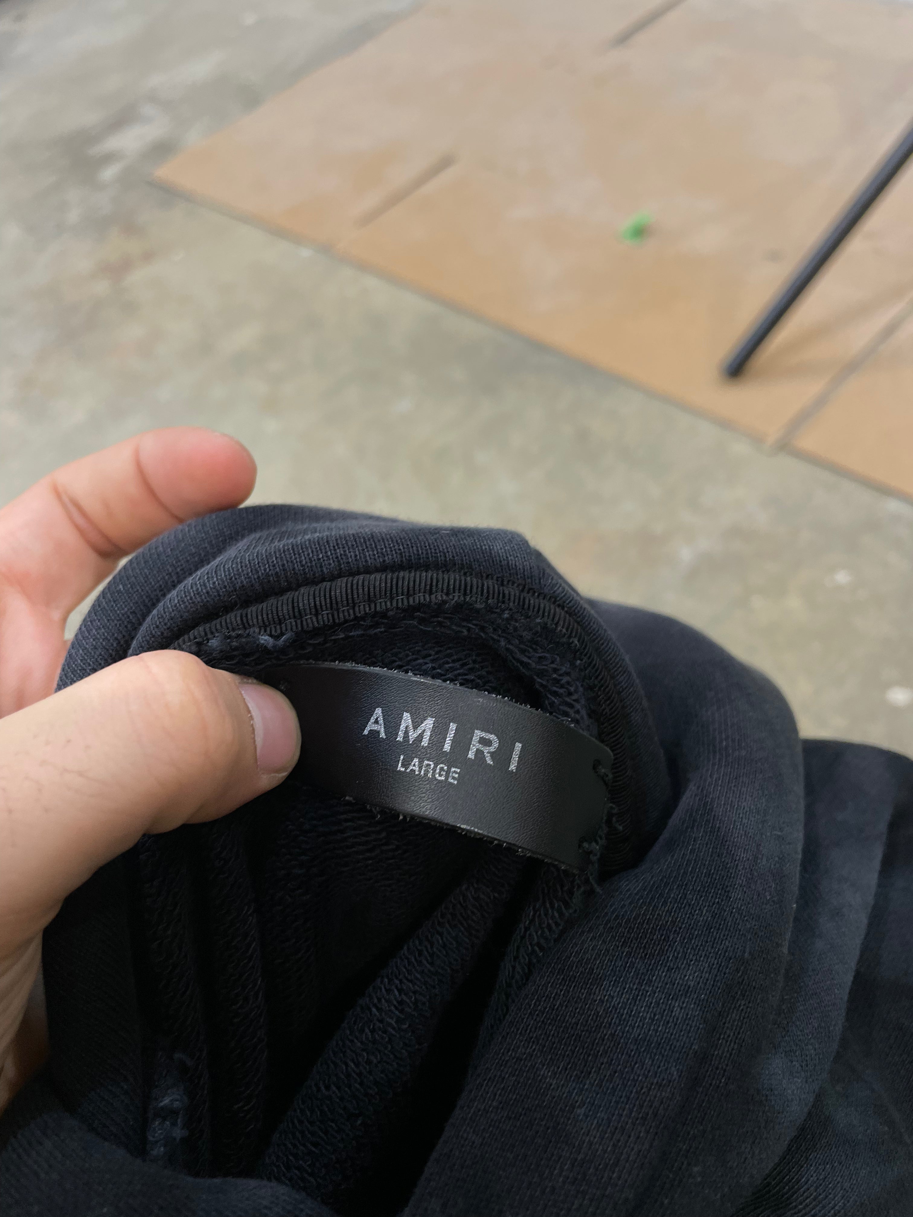 Amiri Jellyfish Hoodie Black Used Large