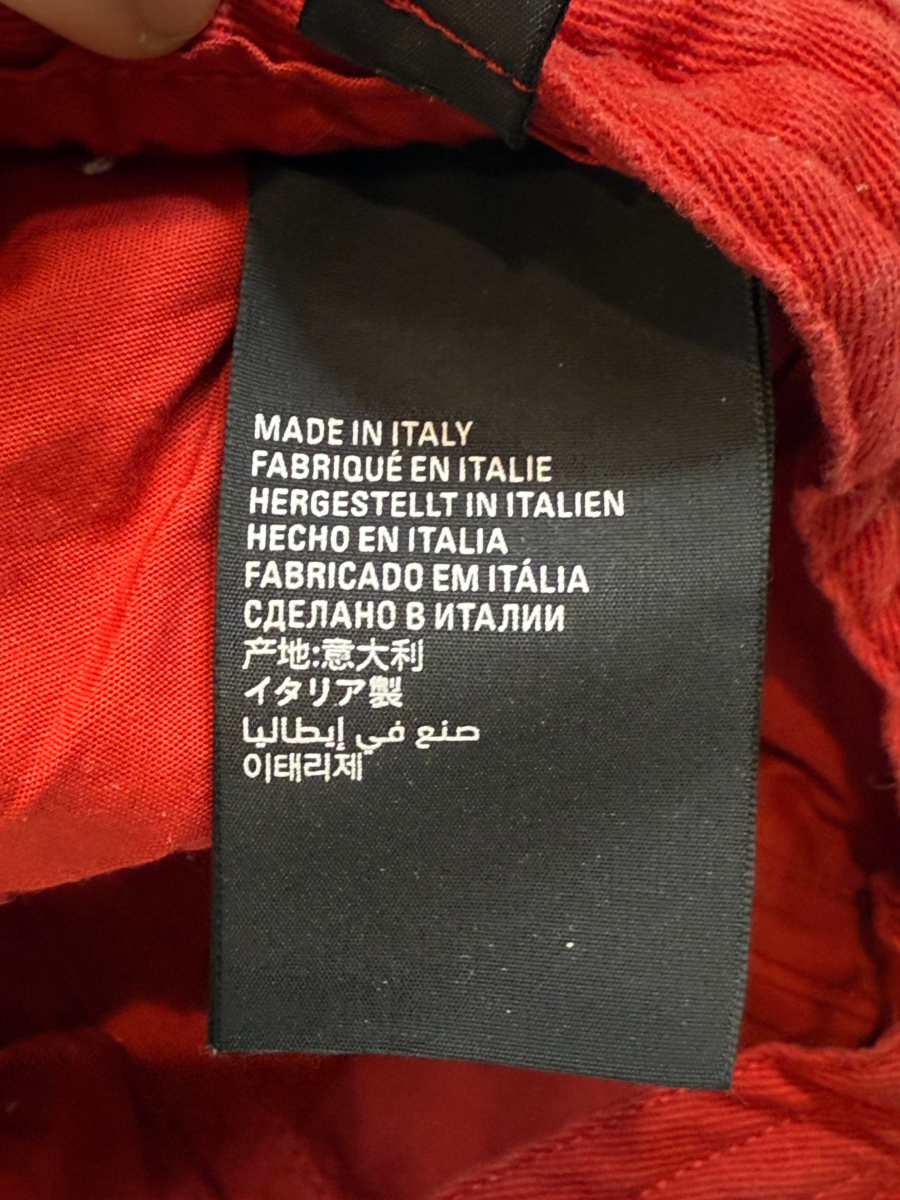 Balenciaga Distressed Dad Red Cap