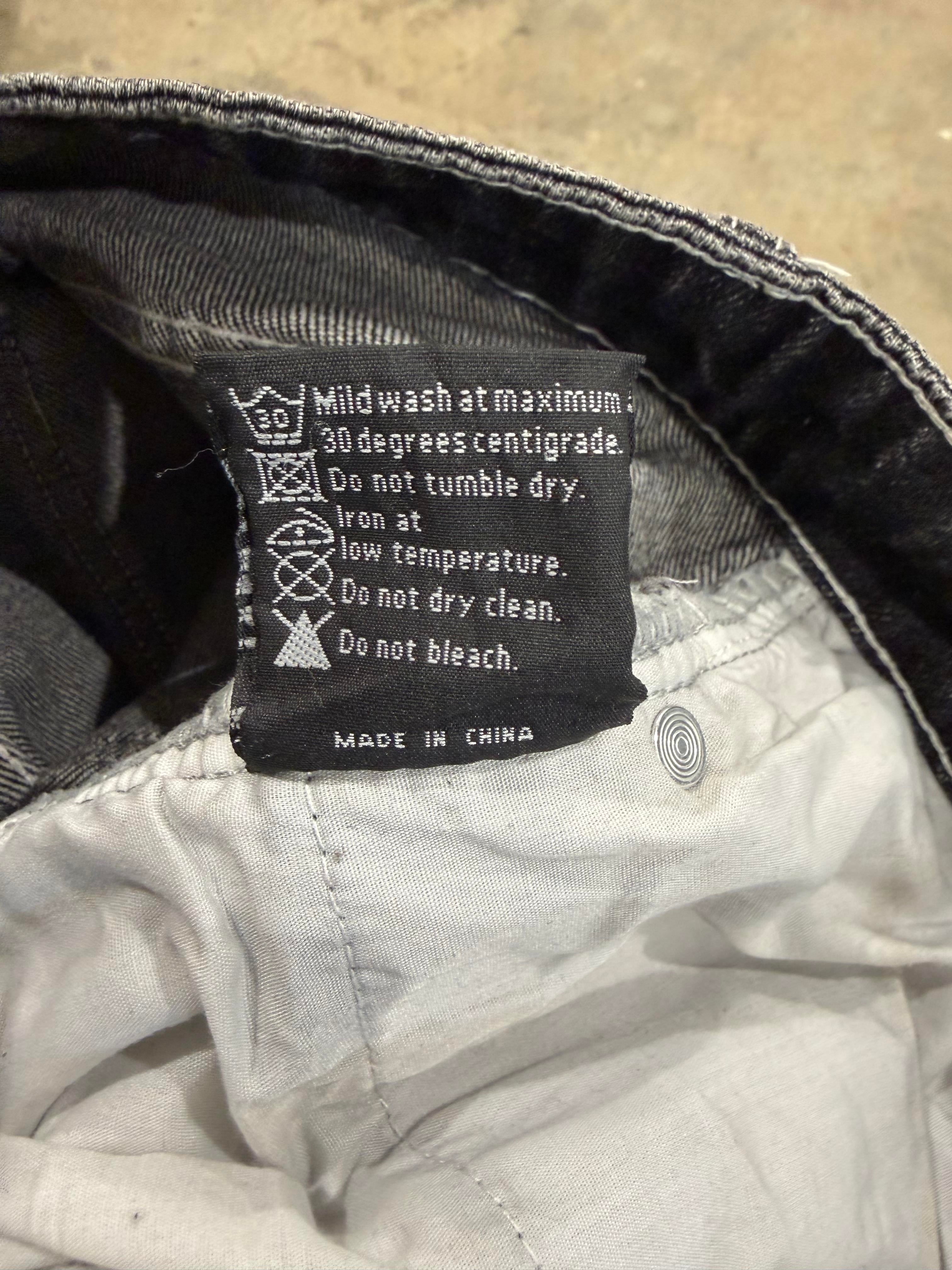 Who Decides War Sunflower Black Wash Jeans