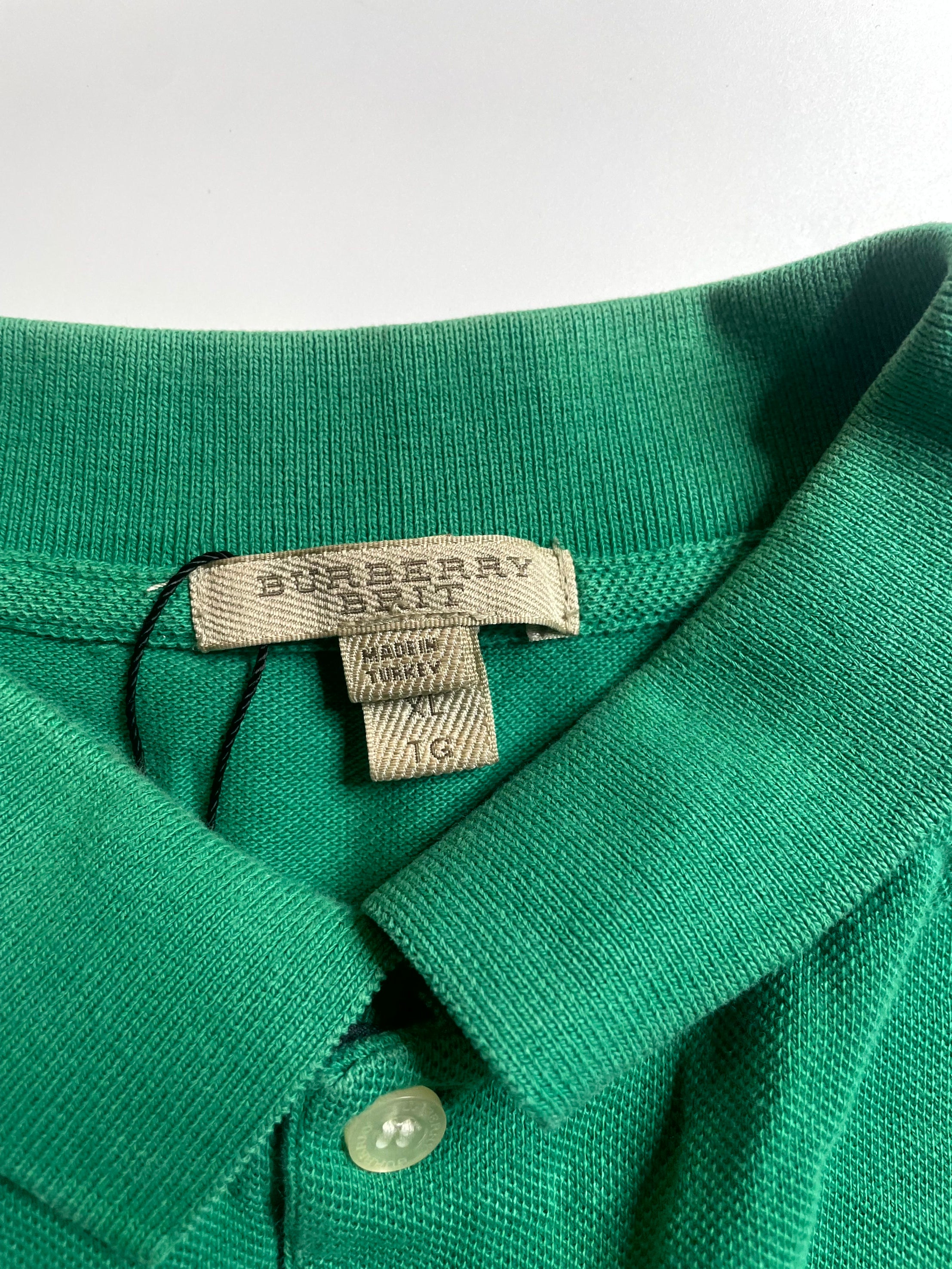 Burberry Green Polo