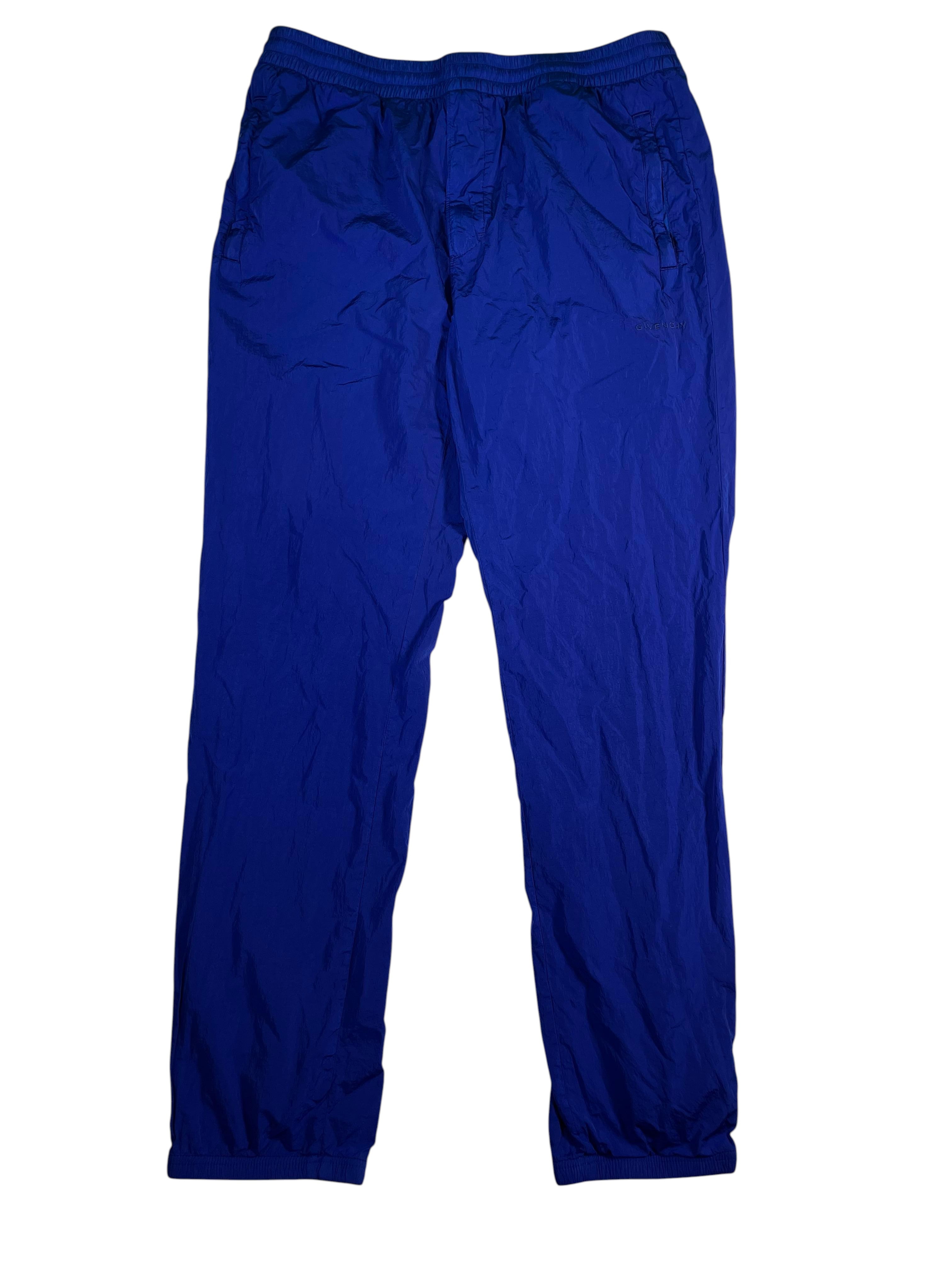 Givenchy Blue Nylon Track Pants