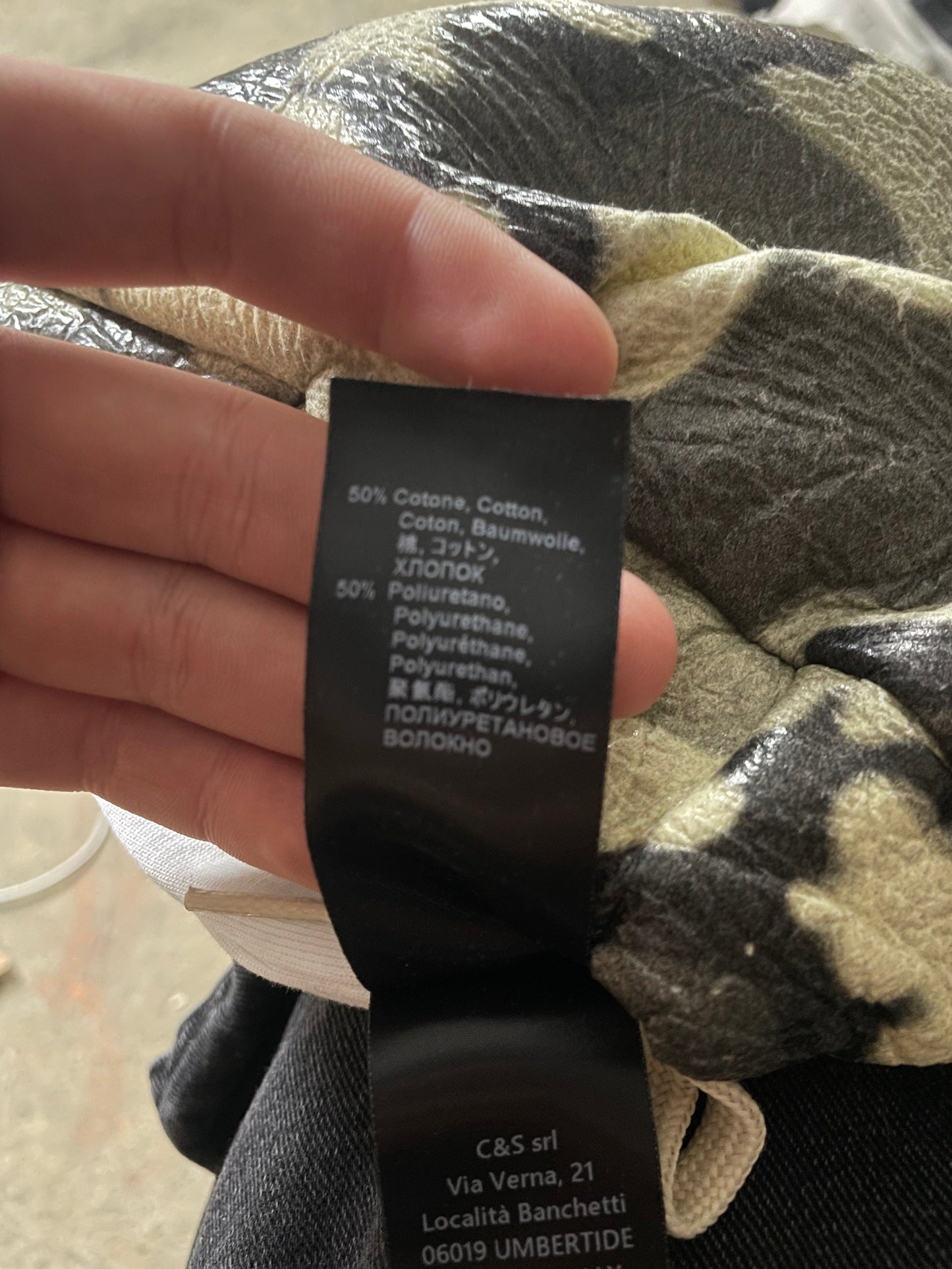 PDF Chanel green Camo Pants Used XL