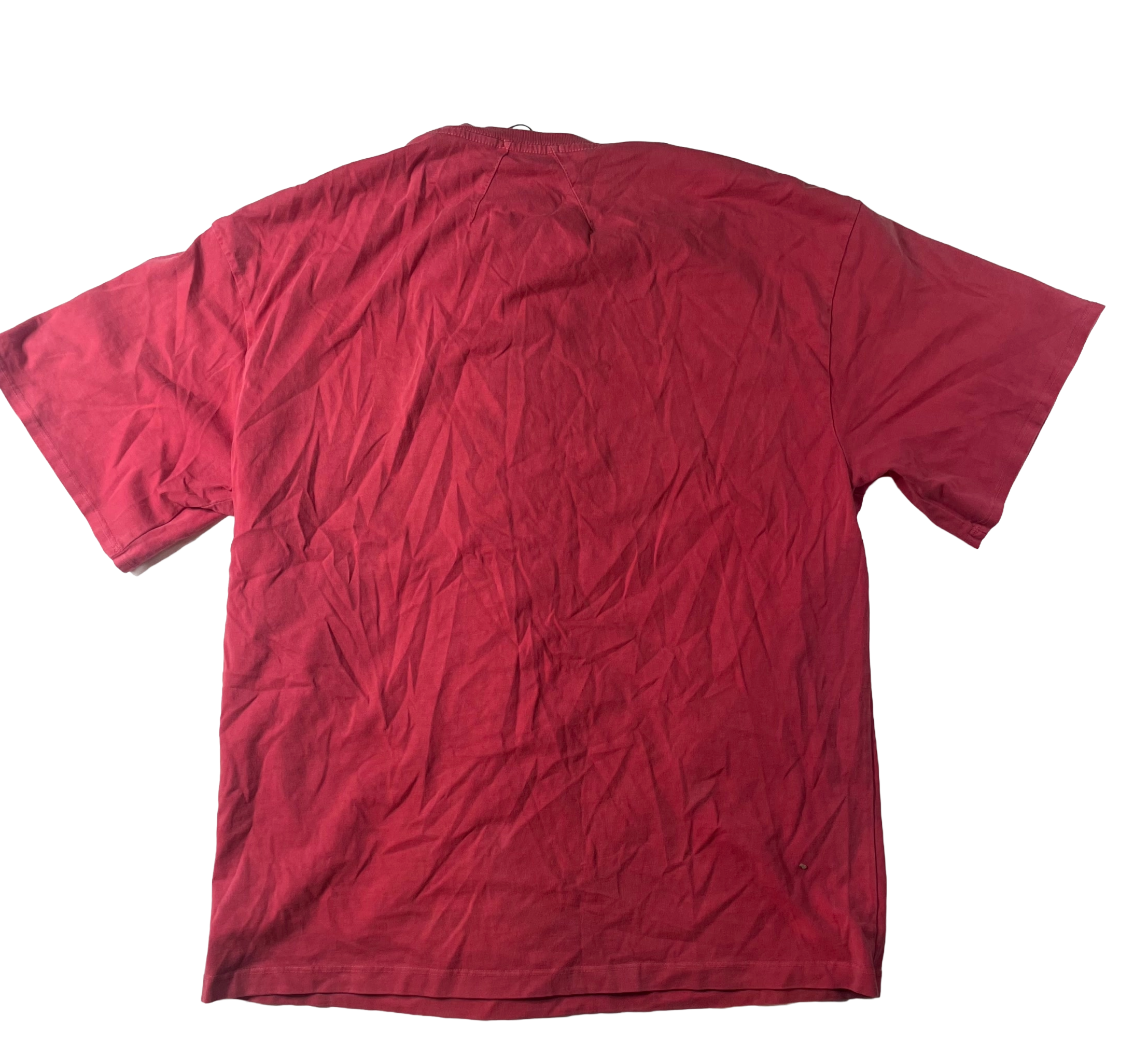 Rhude Side Logo Red & White Tee