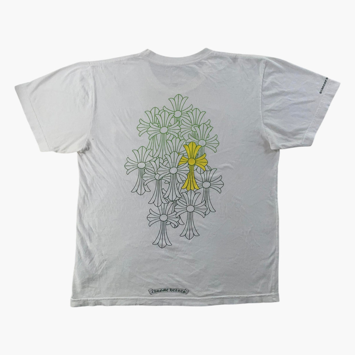 Chrome Hearts Cemetery White & Green Tee