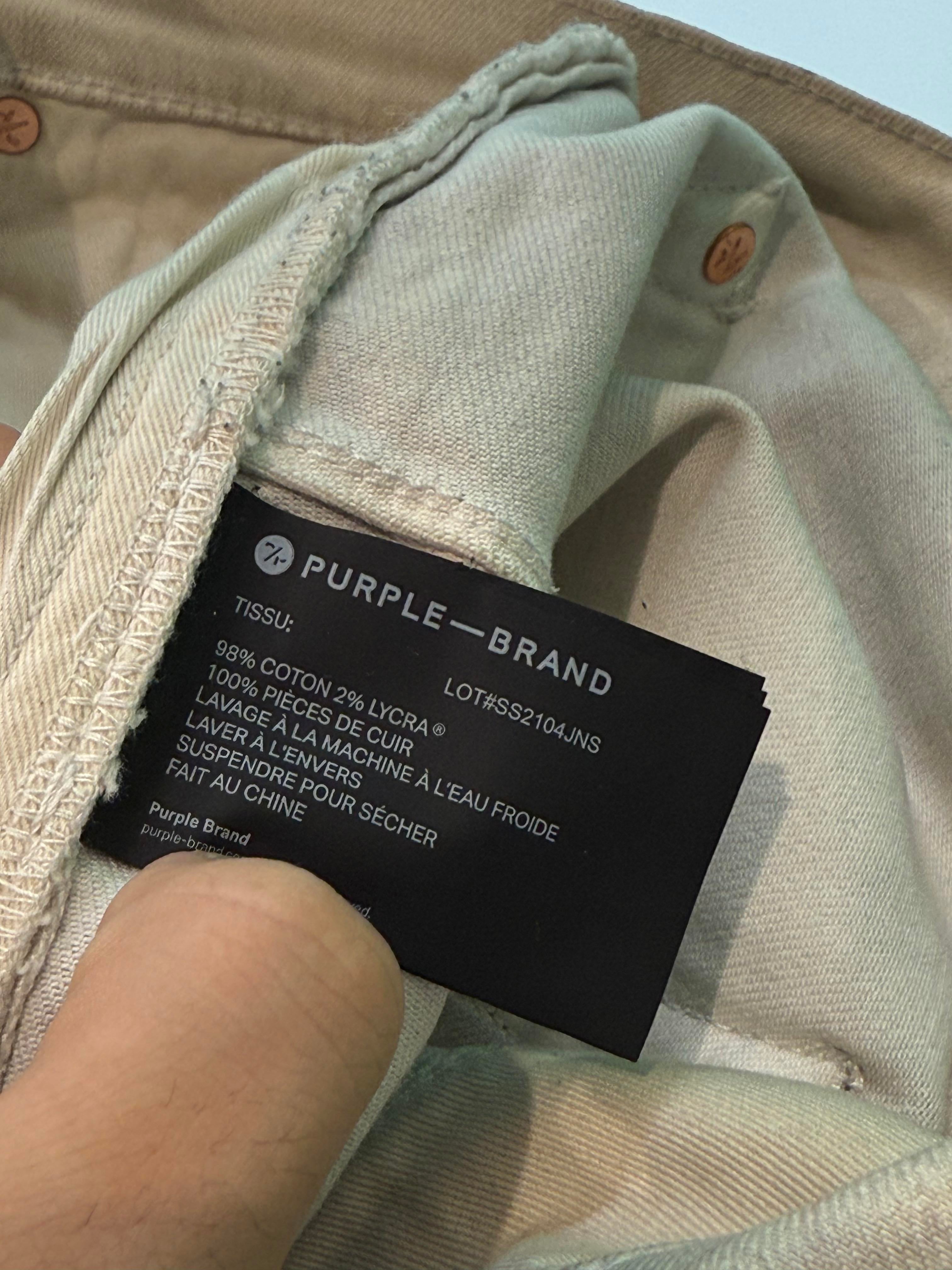 Purple Brand Grey Dirty Wash Jeans