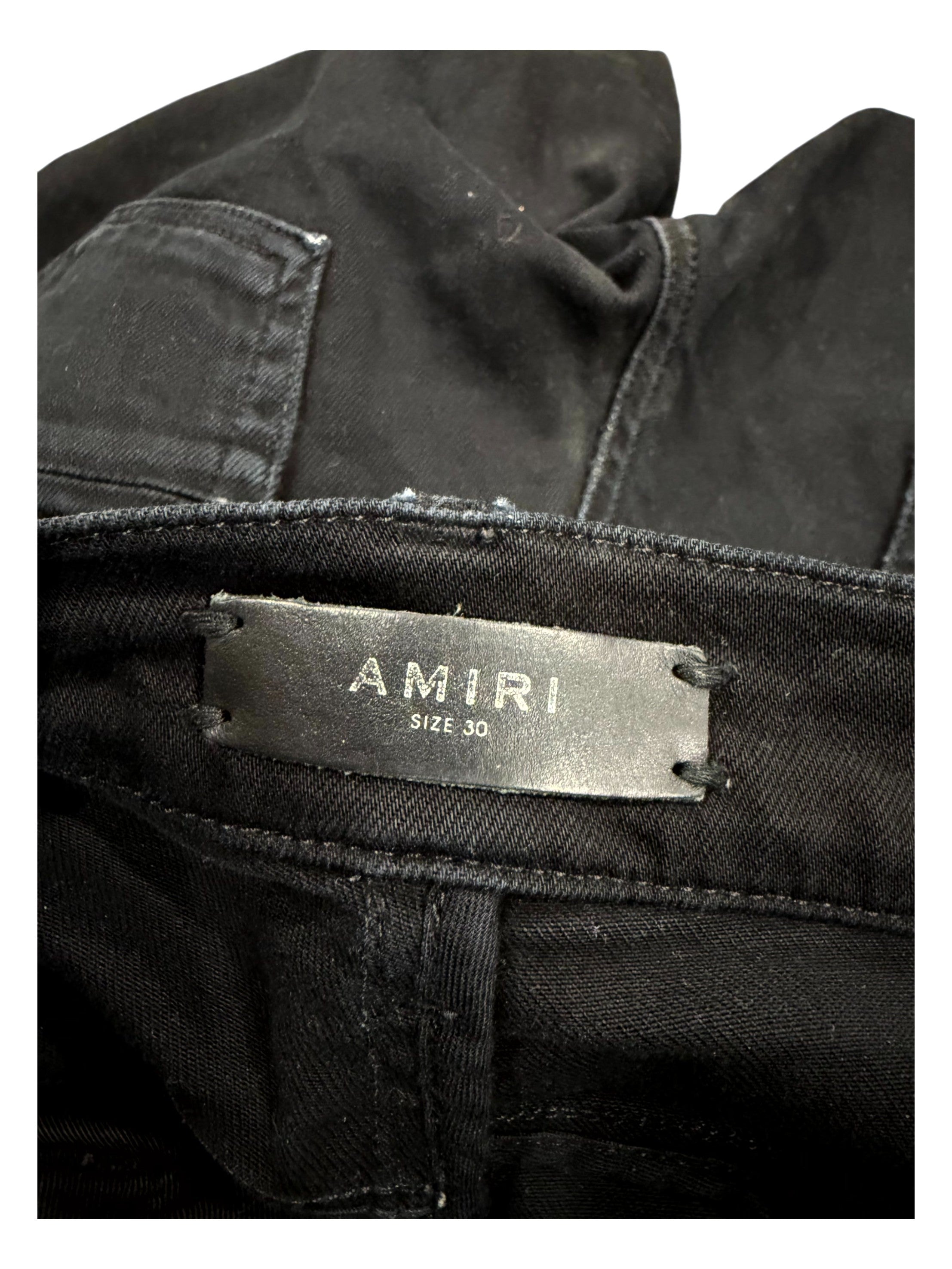 Amiri Swarovski Thrasher Black Jeans