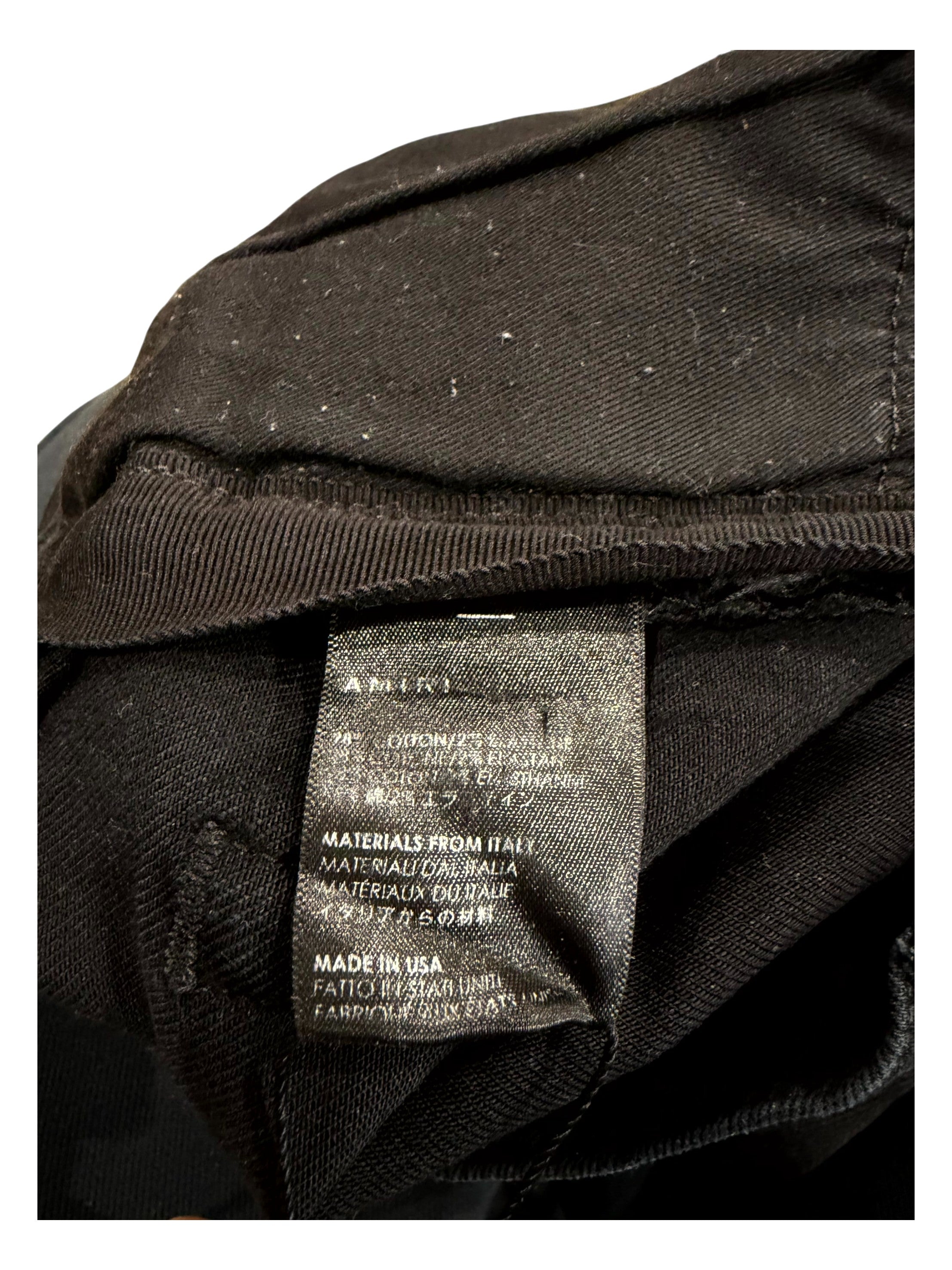 Amiri Swarovski Thrasher Black Jeans