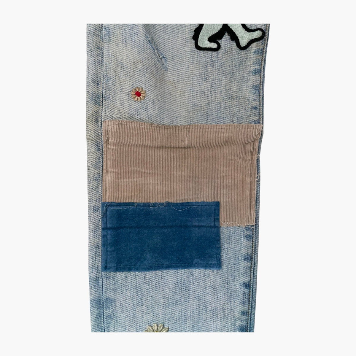 Amiri Grateful Dead Patchwork Stone Wash Jeans