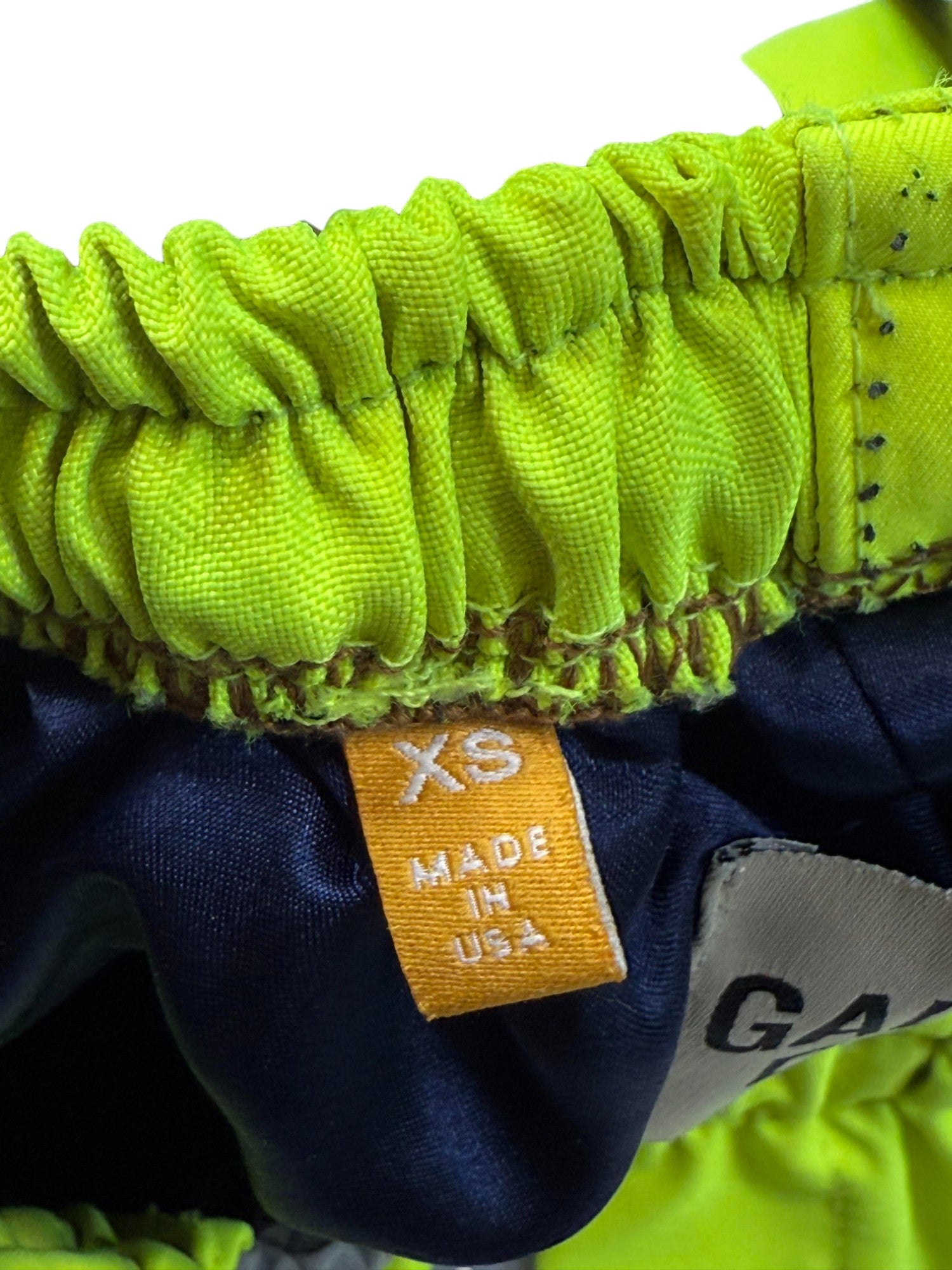 Gallery Dept Neon Yellow Reflective Shorts