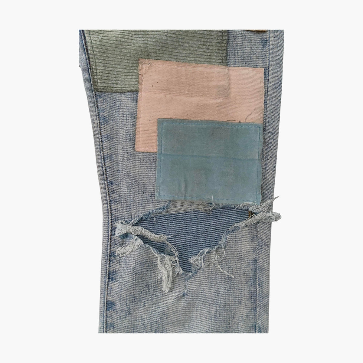 Amiri Grateful Dead Patchwork Stone Wash Jeans