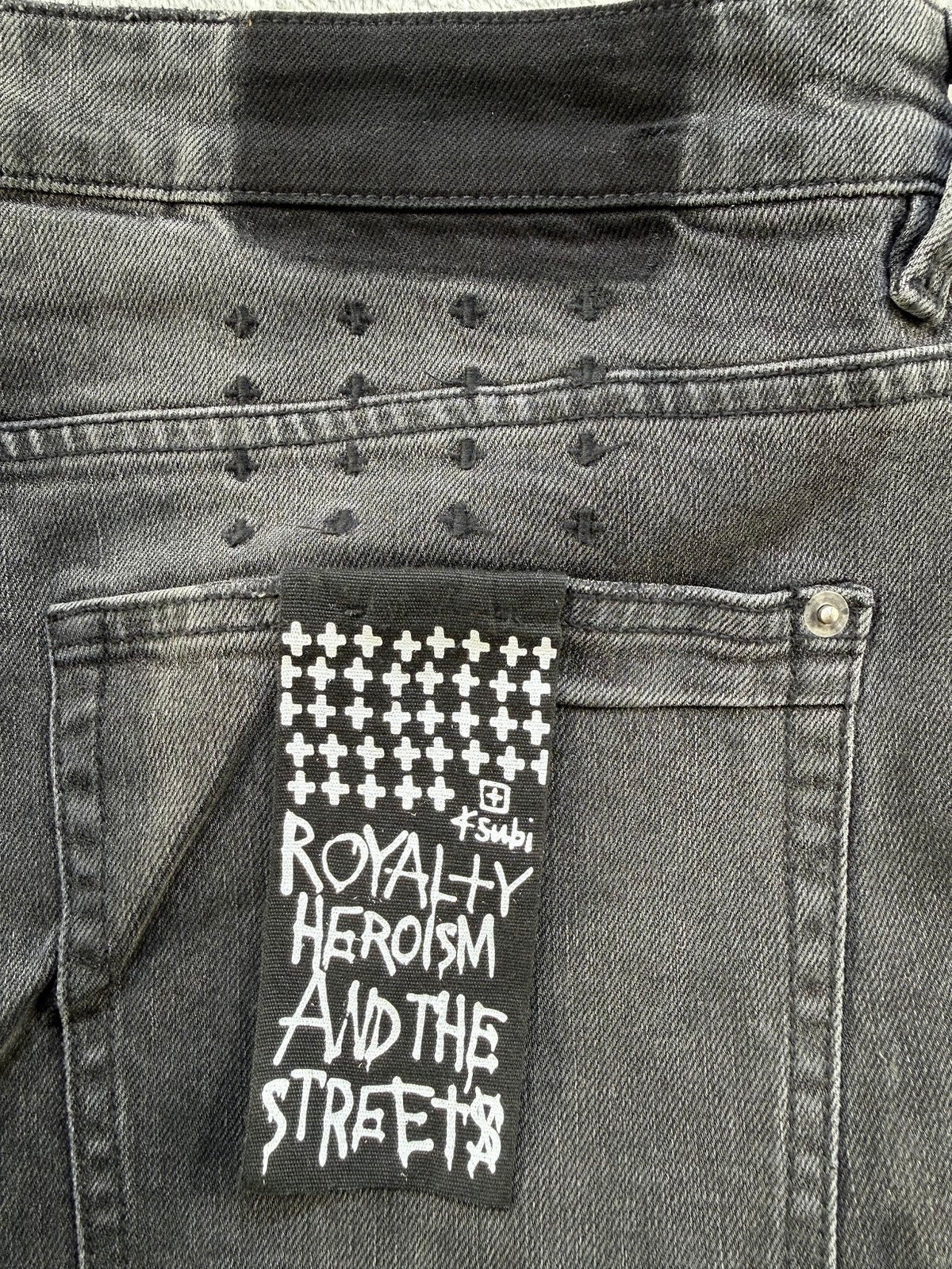 Ksubi Rose Black Wash Jeans