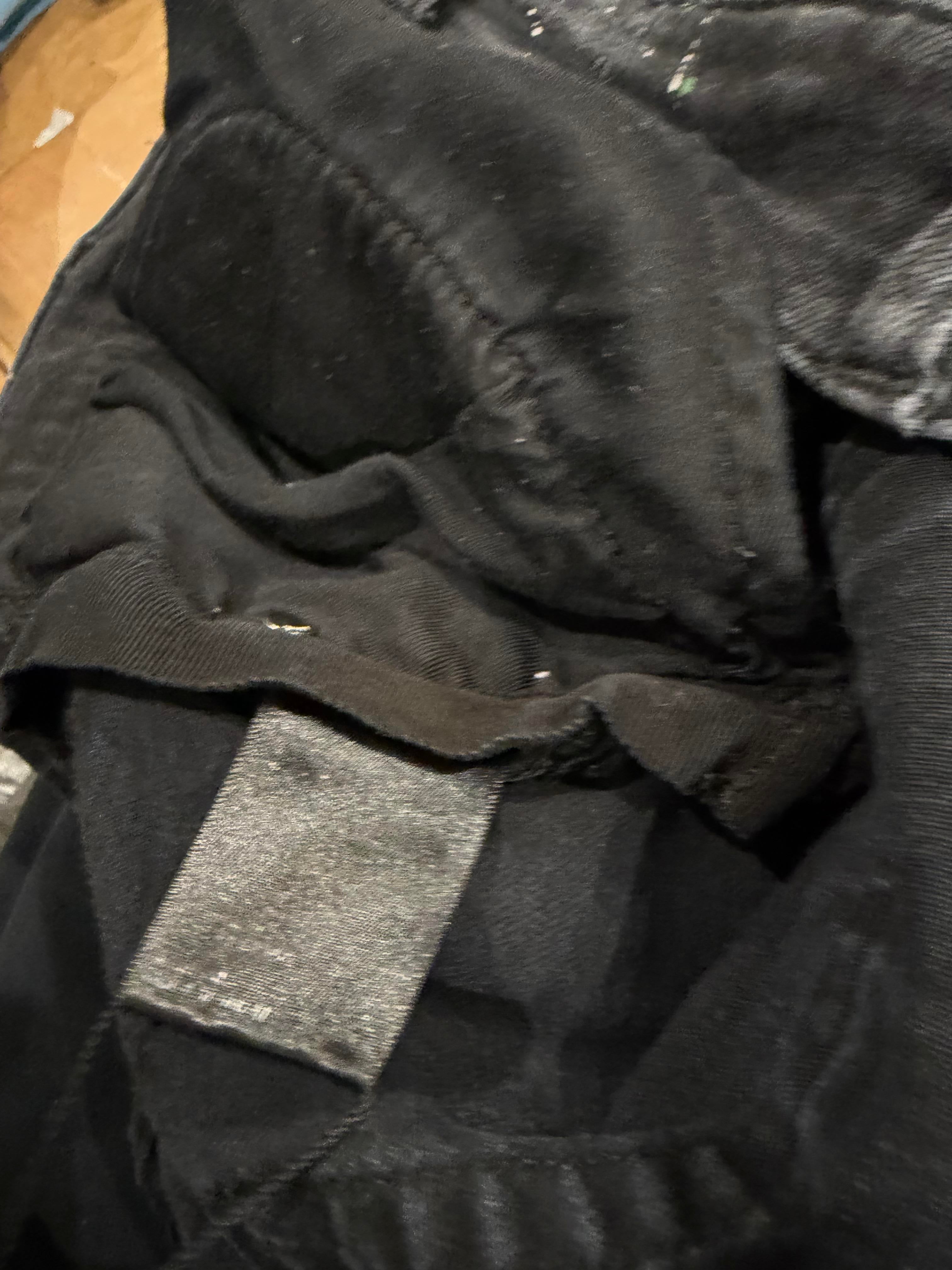 Amiri Swan Patch Black Wash Jeans