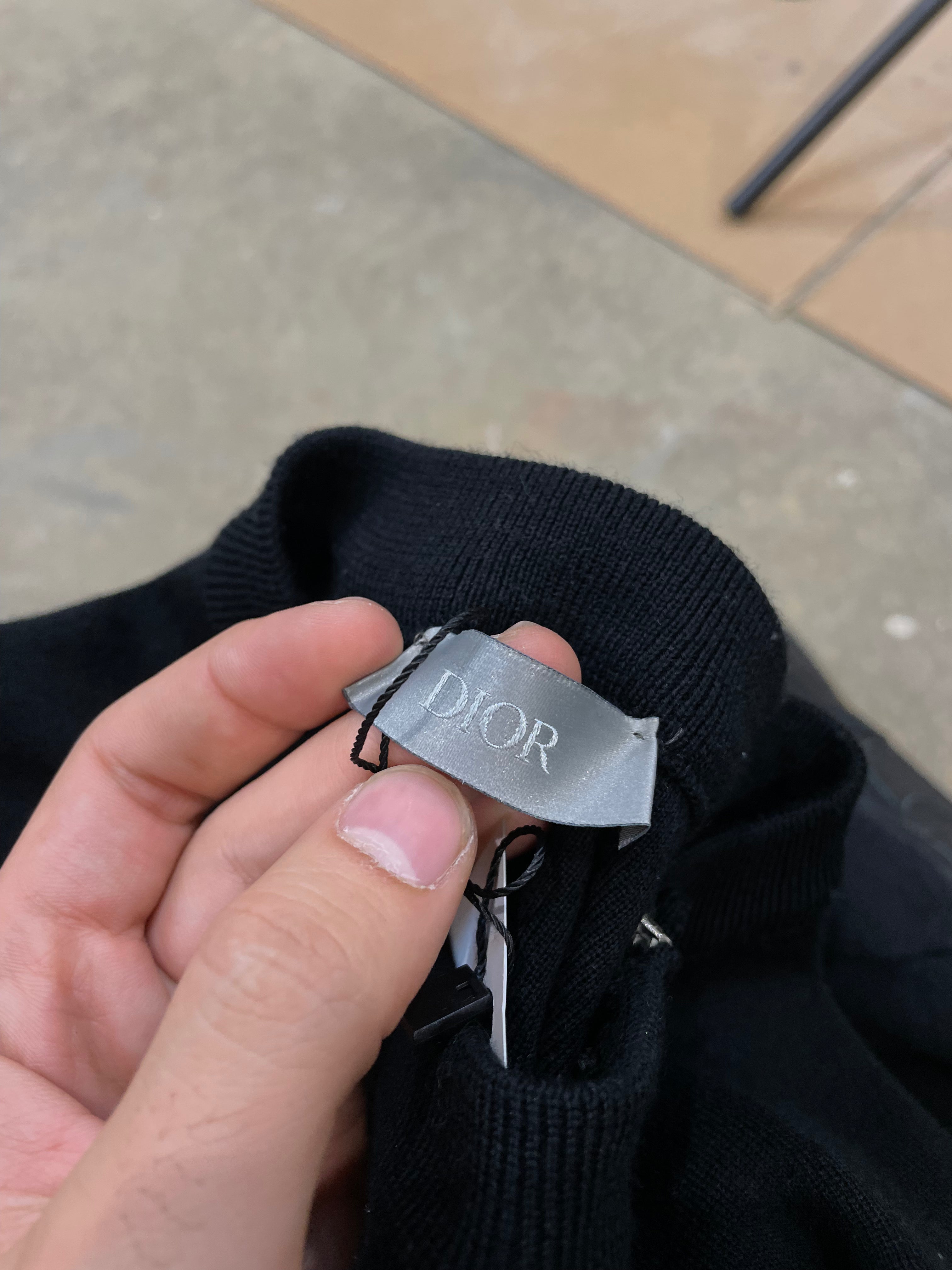 Dior Crewneck with Zip Sweater