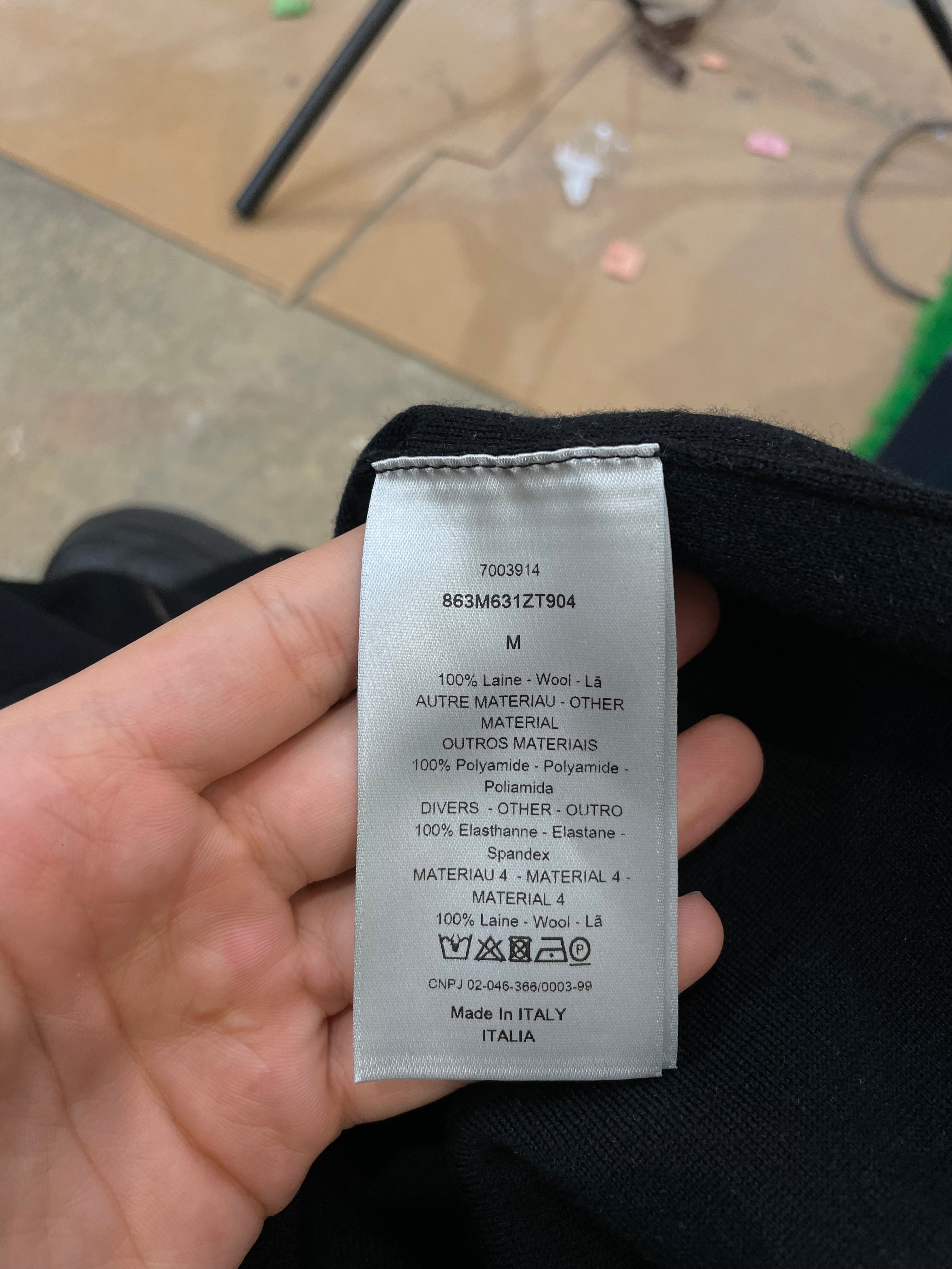 Dior Crewneck with Zip Sweater