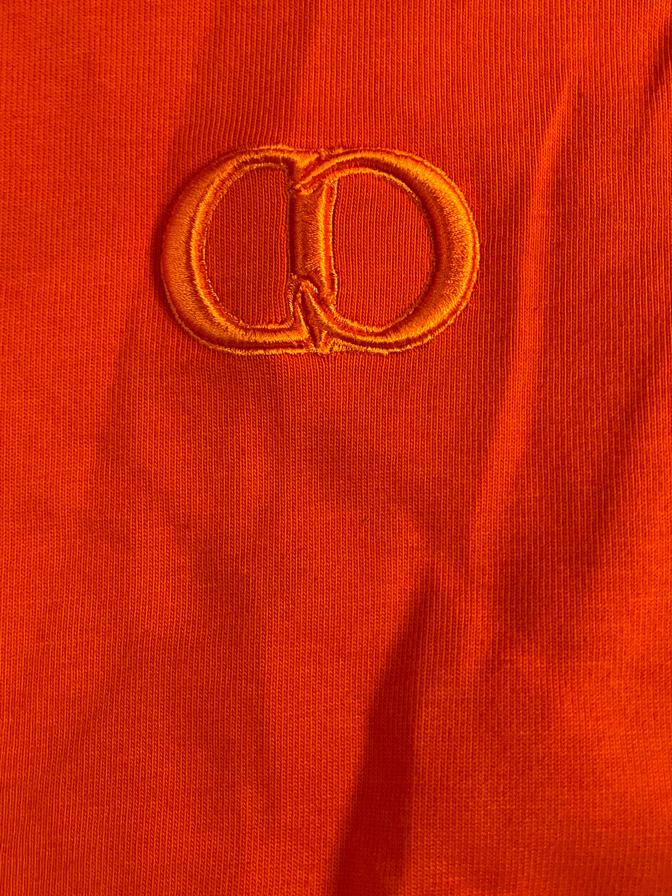 Dior CD Logo Orange Tee