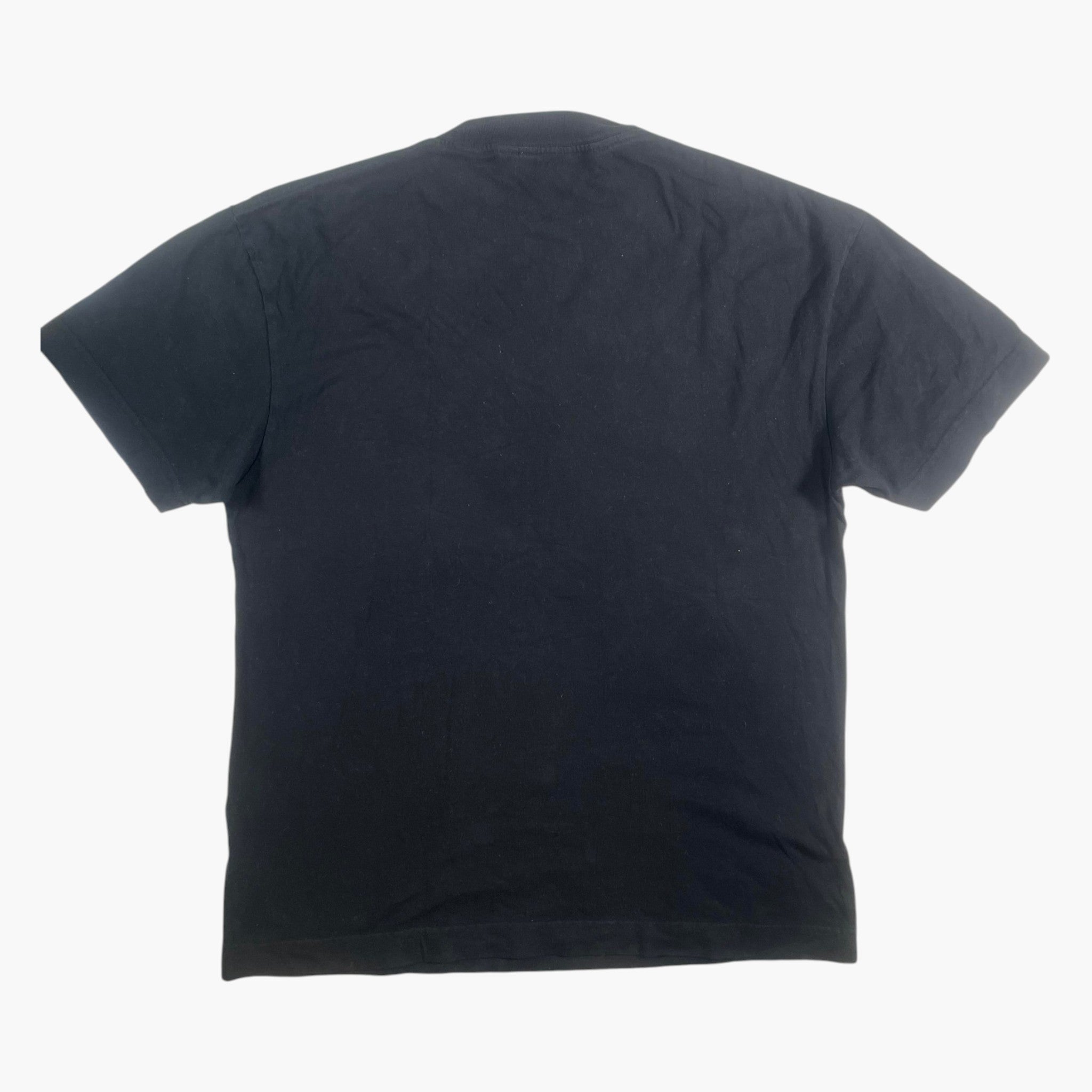 Palm Angels Green Spray Black Tee
