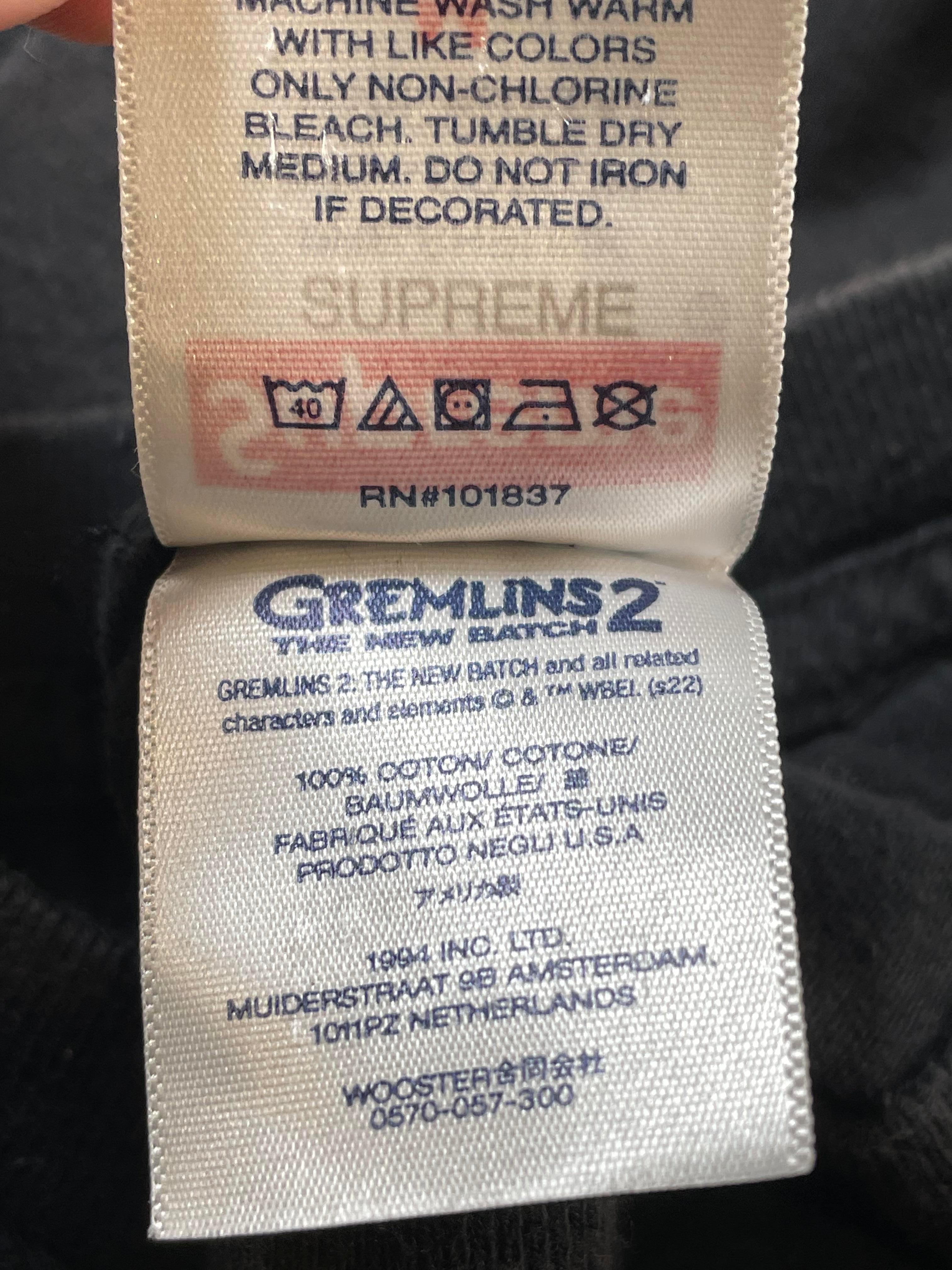 Supreme Lizard Black Tee