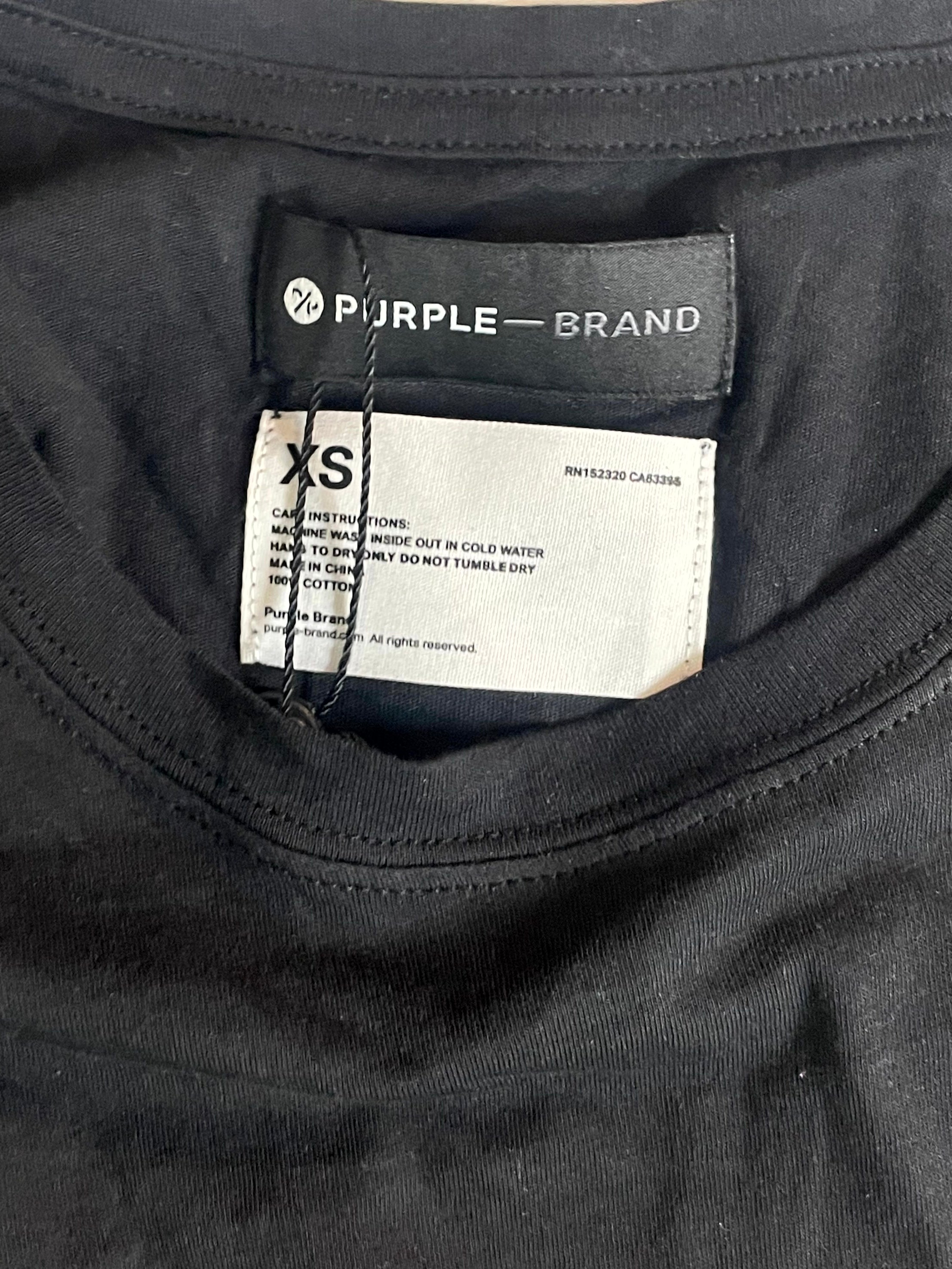 Purple Brand Purple & Orange Tee