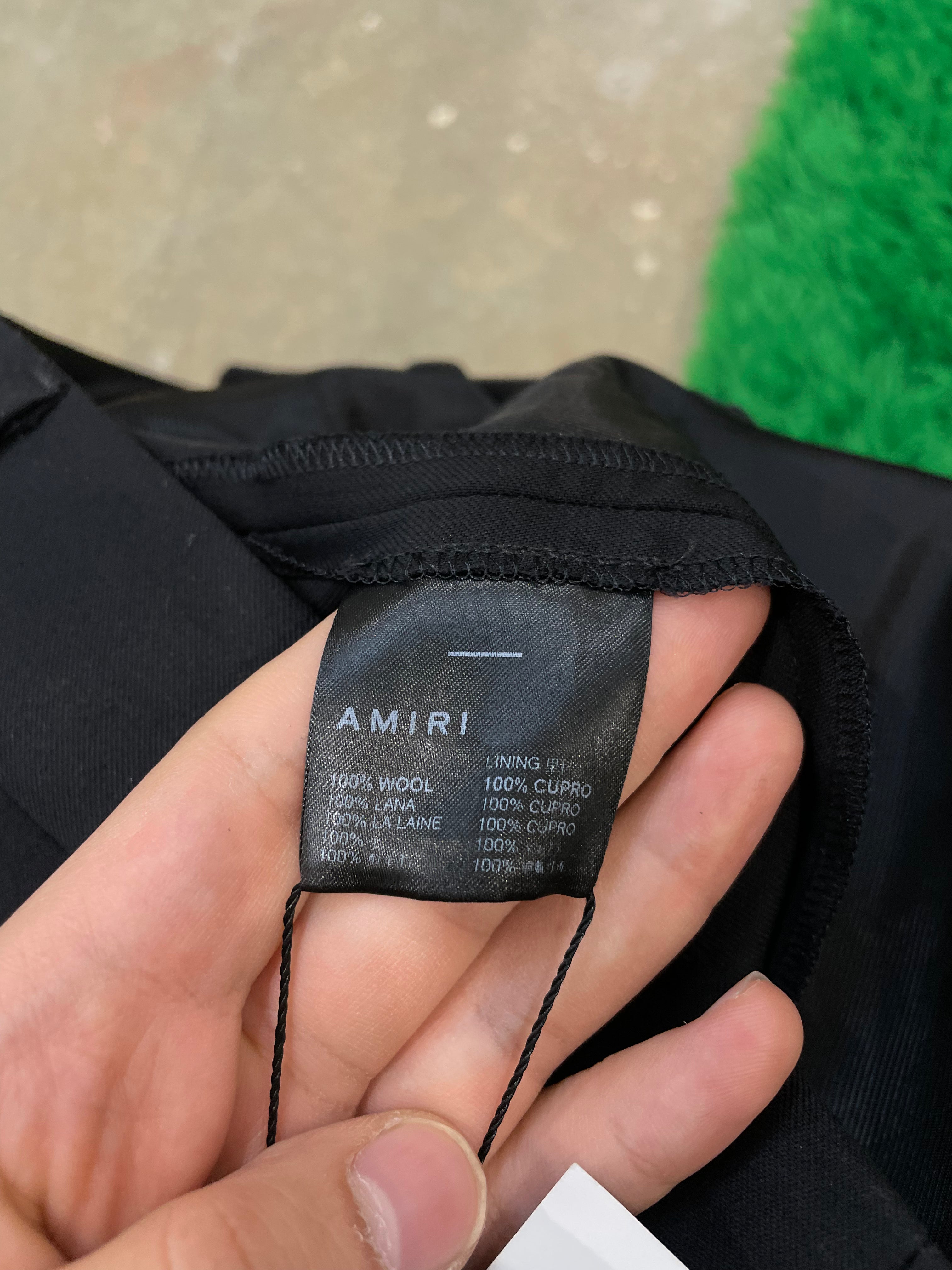 Amiri Suit Pants Black size:48 (Small) Used