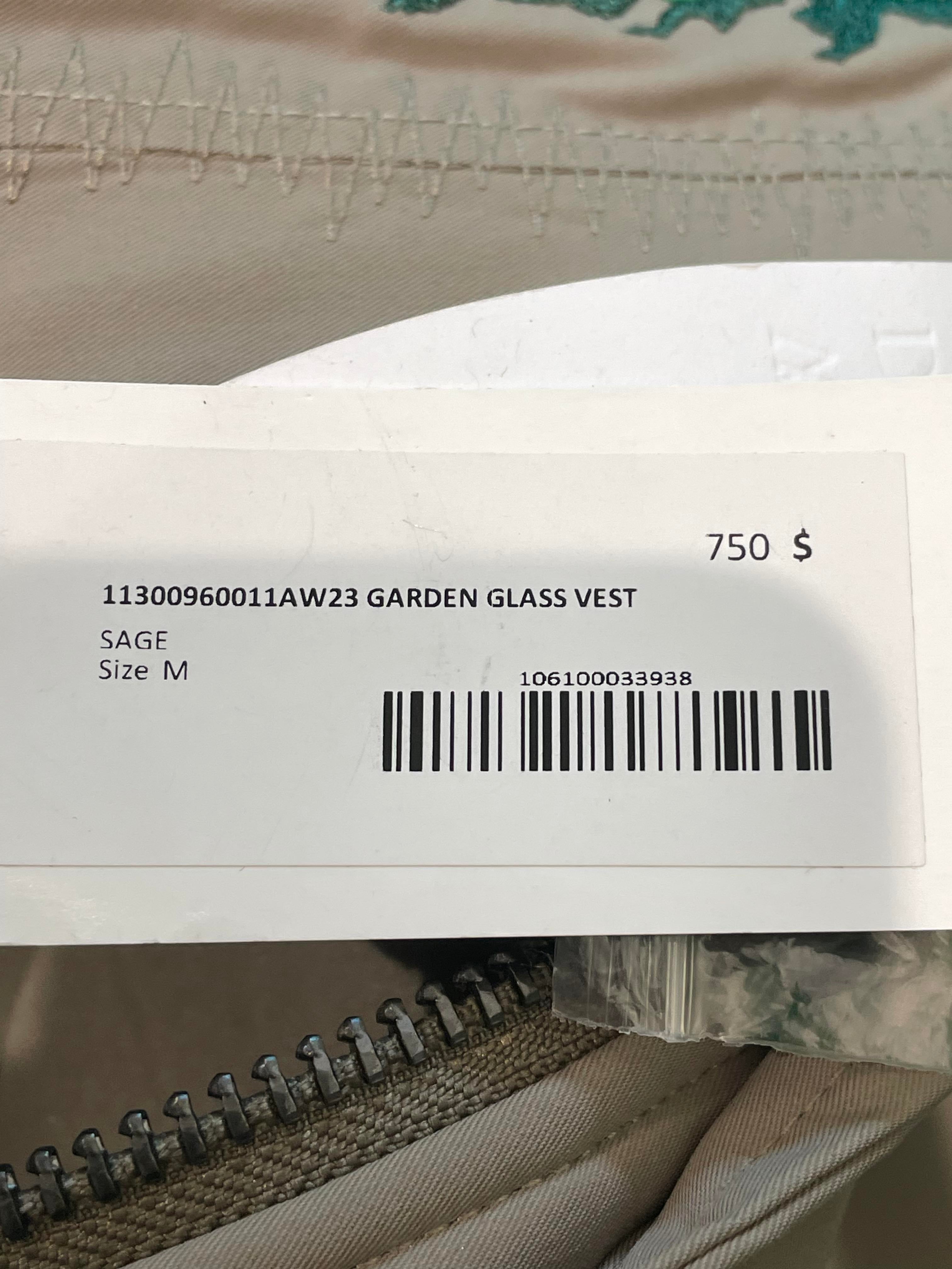 WDW Vest Garden Glass Vest